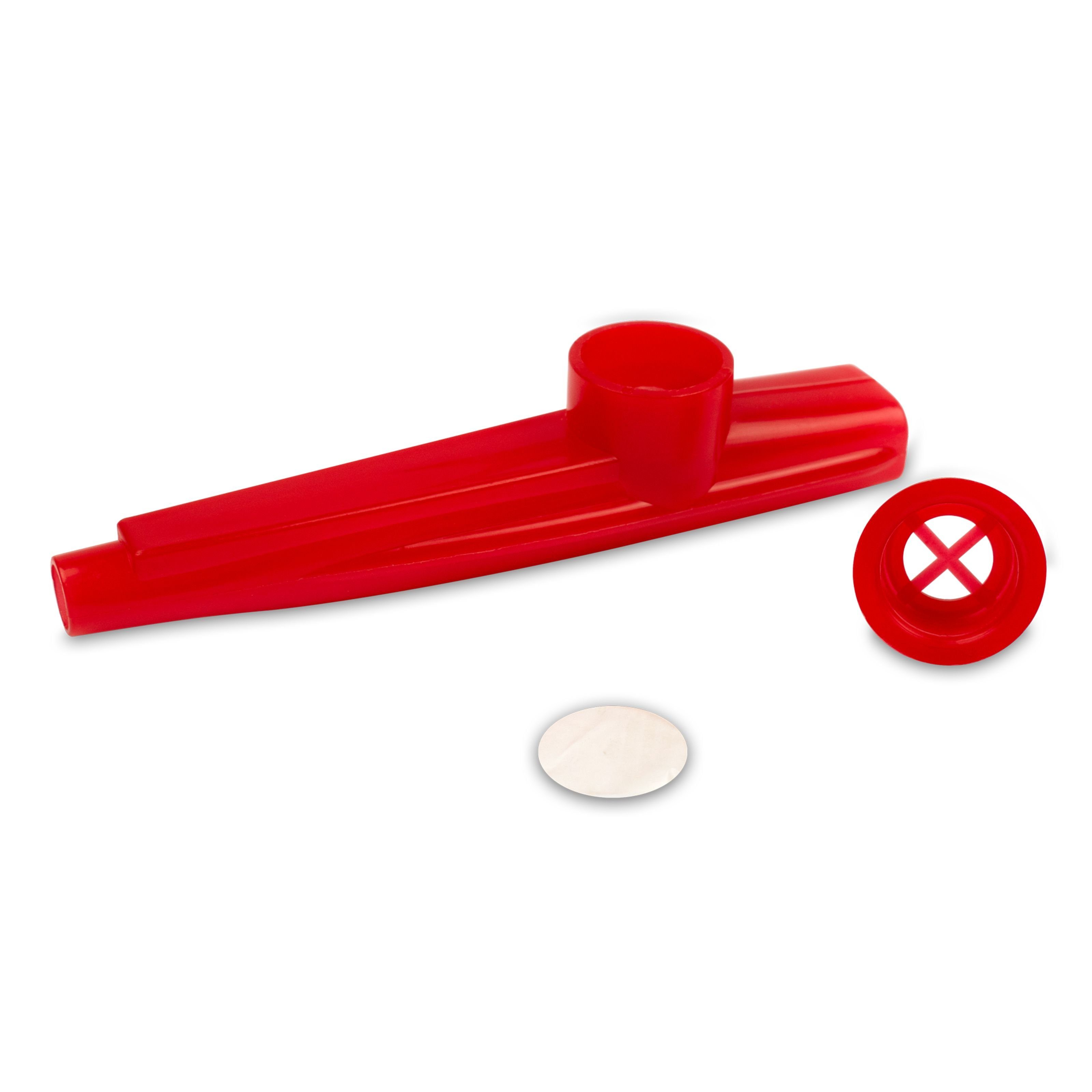 Cascha Panflöte, Panflöten & Effektpfeifen, Effektpfeifen, Kazoo Rot - Effektpfeife