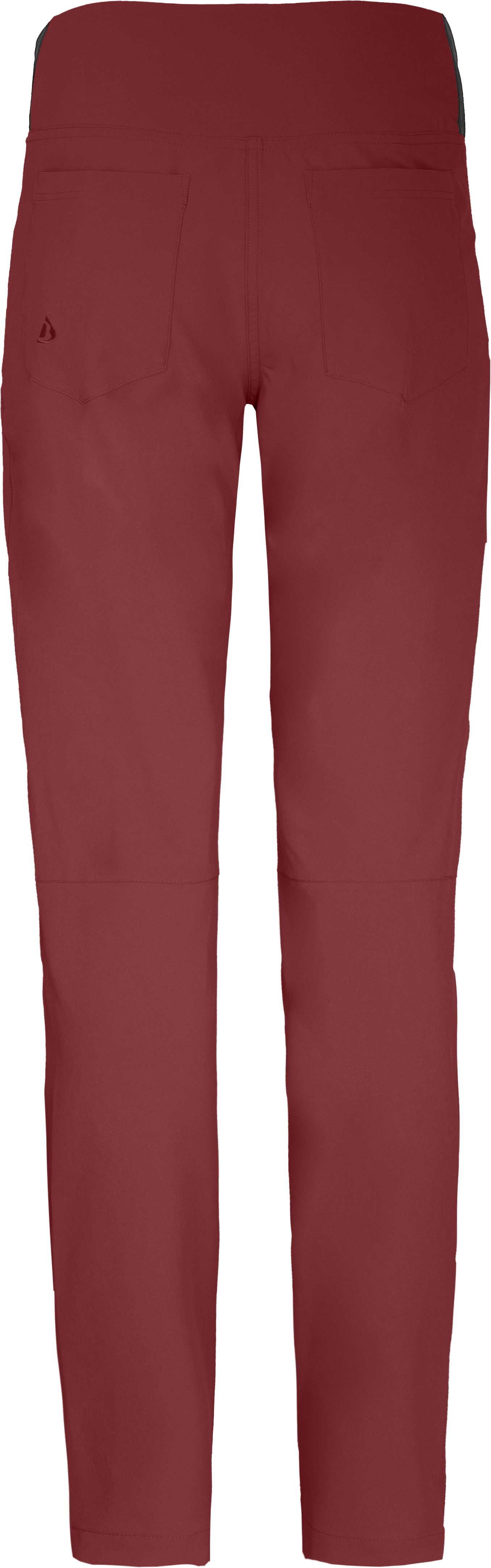 Bergson Outdoorhose AALBORG Vario (slim) Damen Wanderhose, recycelt, elastisch, sportlich, Normalgrößen, rot b