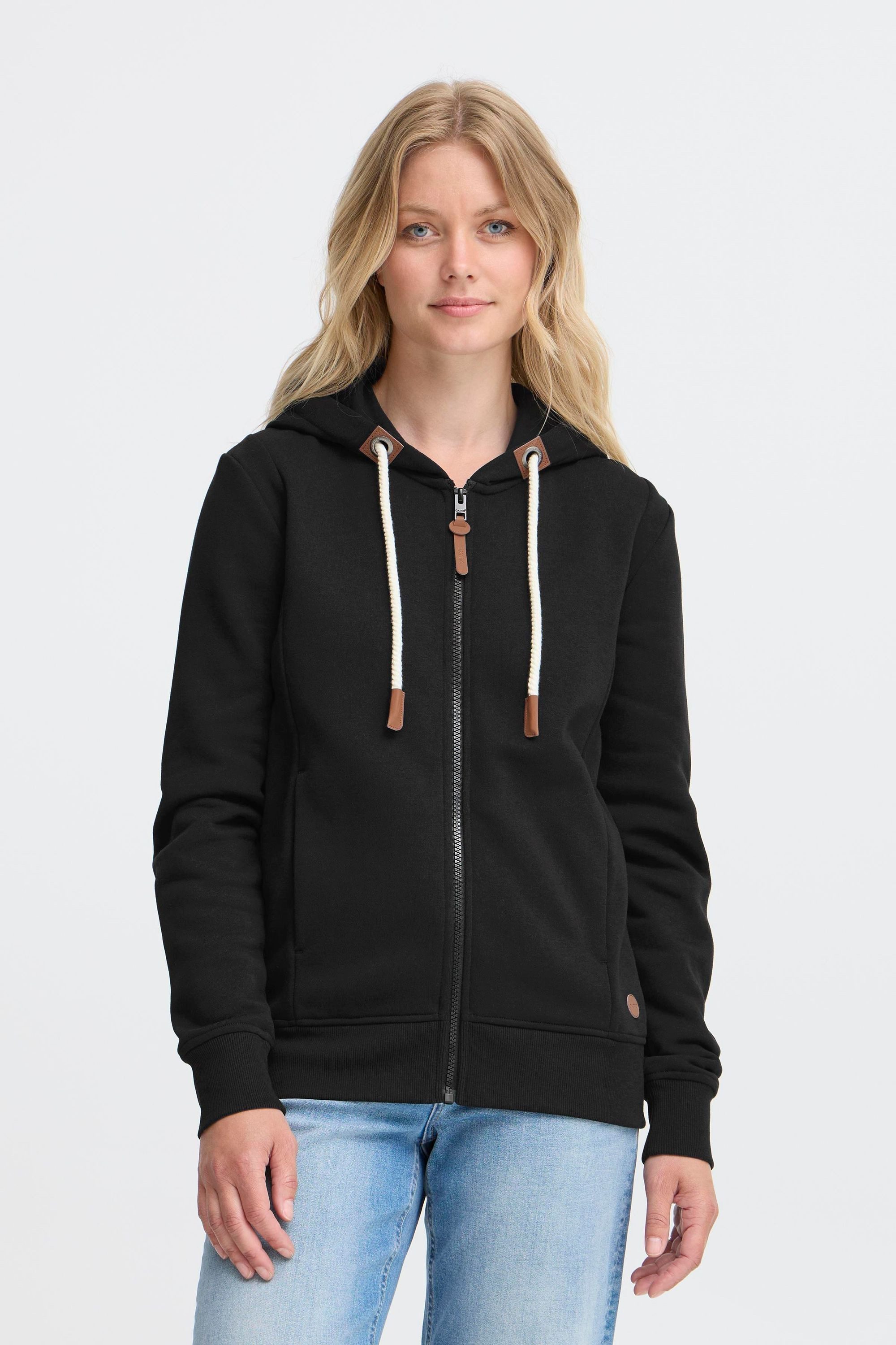 OXMO Sweatjacke OXMille Modische Sweatjacke mit Kapuze