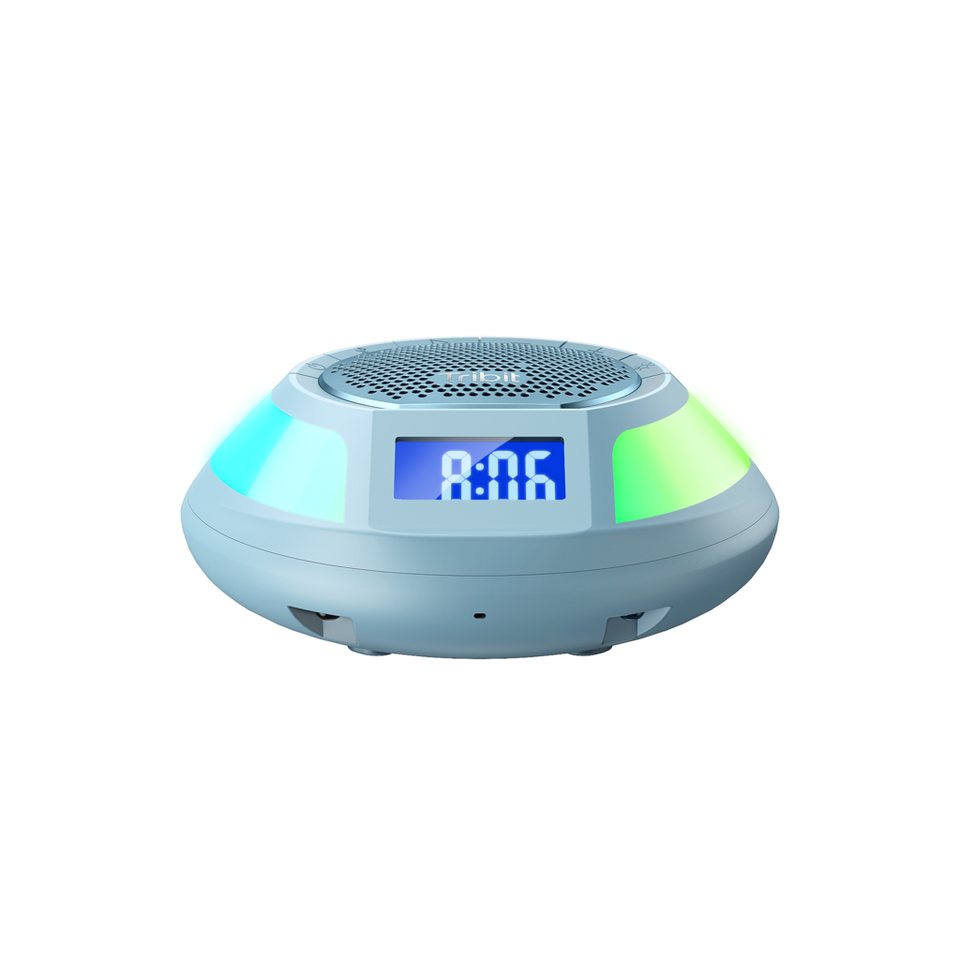 Tribit AquaEase Wireless Speaker IPX7 Waterproof Lautsprecher Bluetooth- Lautsprecher (Bluetooth, 7 W, Bluetooth, Eingebautes Mikrophon)