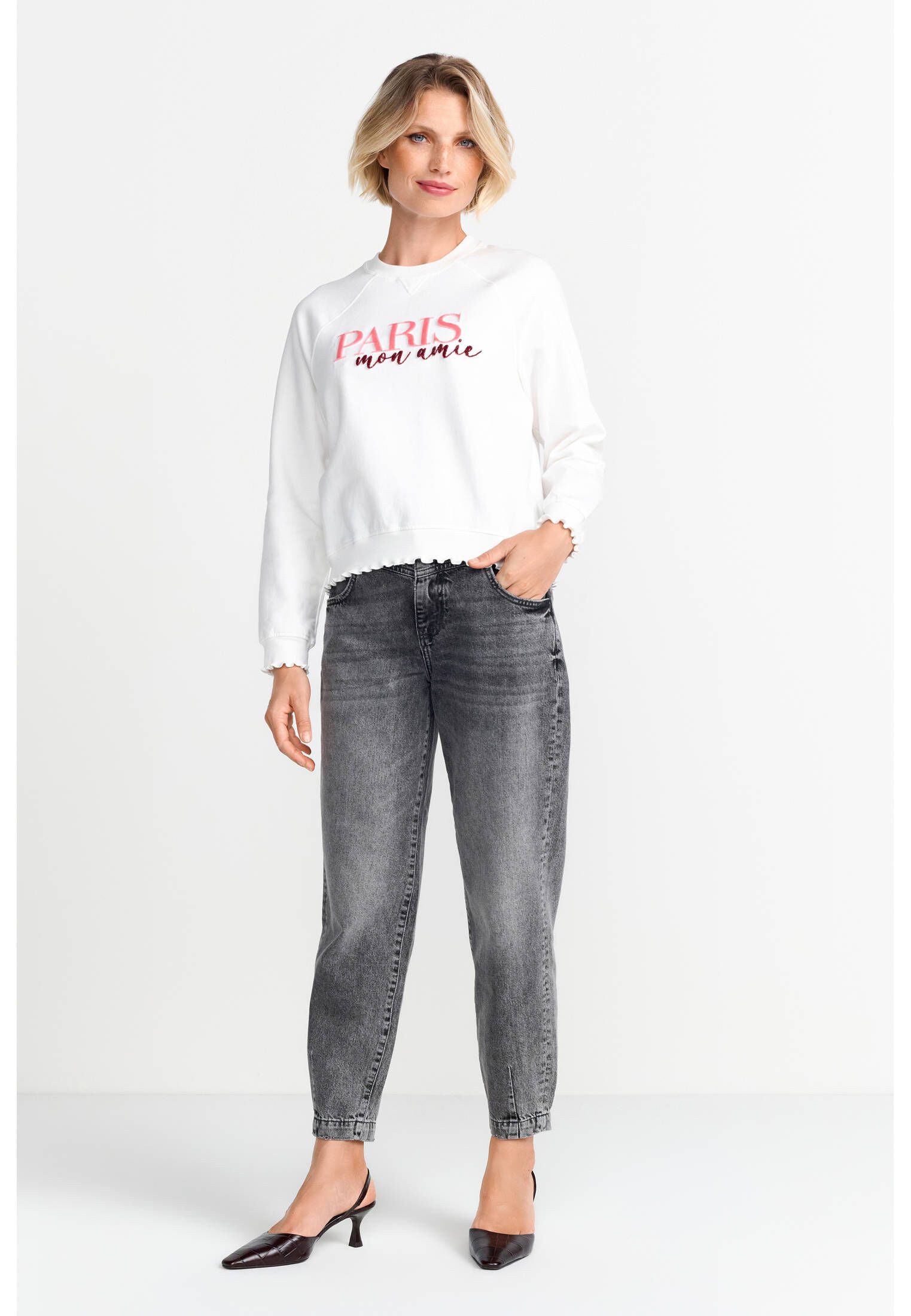 RICHROYAL Hoodie Damen Sweater mit Print günstig online kaufen