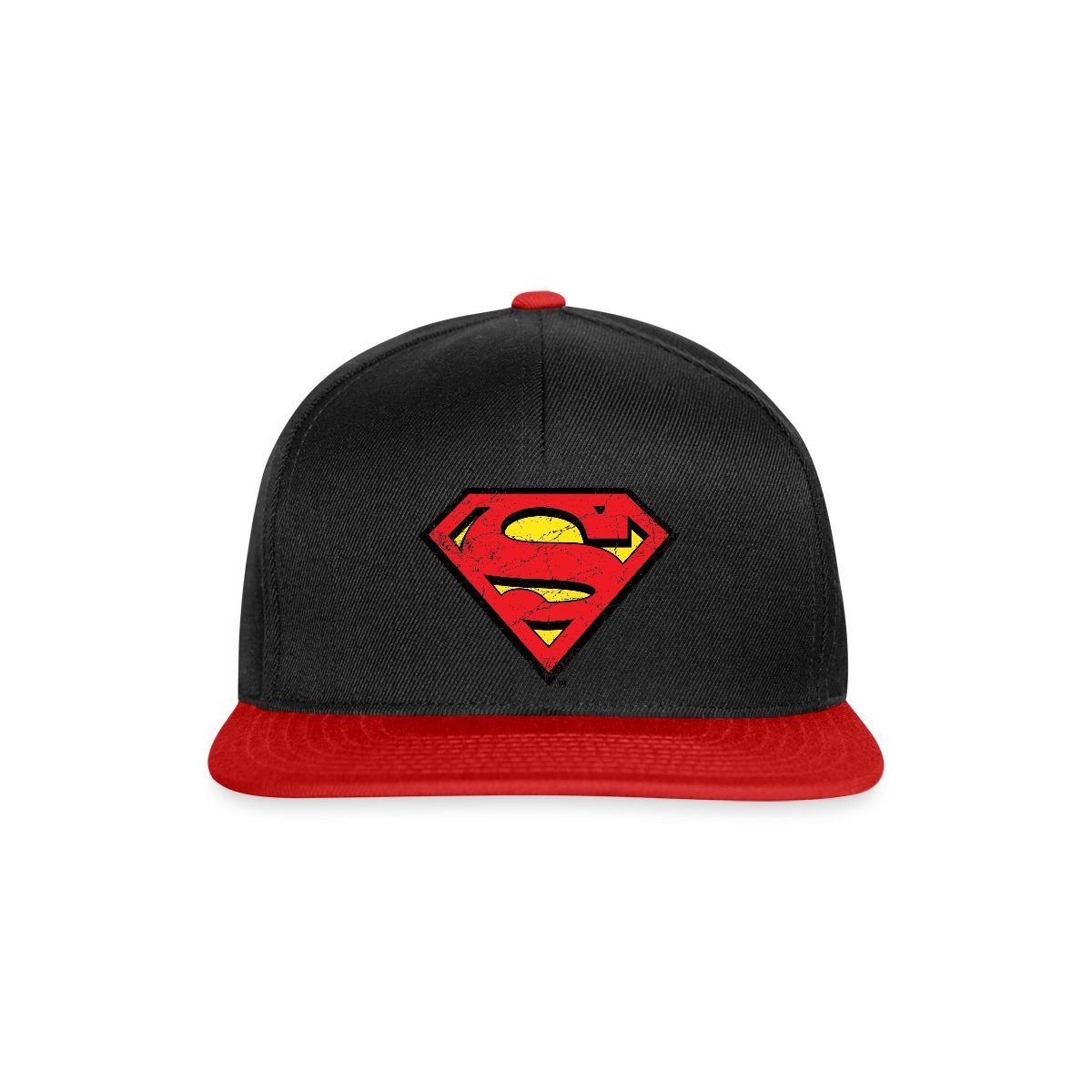 Spreadshirt Snapback Cap DC Comics Superman Logo Used Look Snapback Cap (1-St)