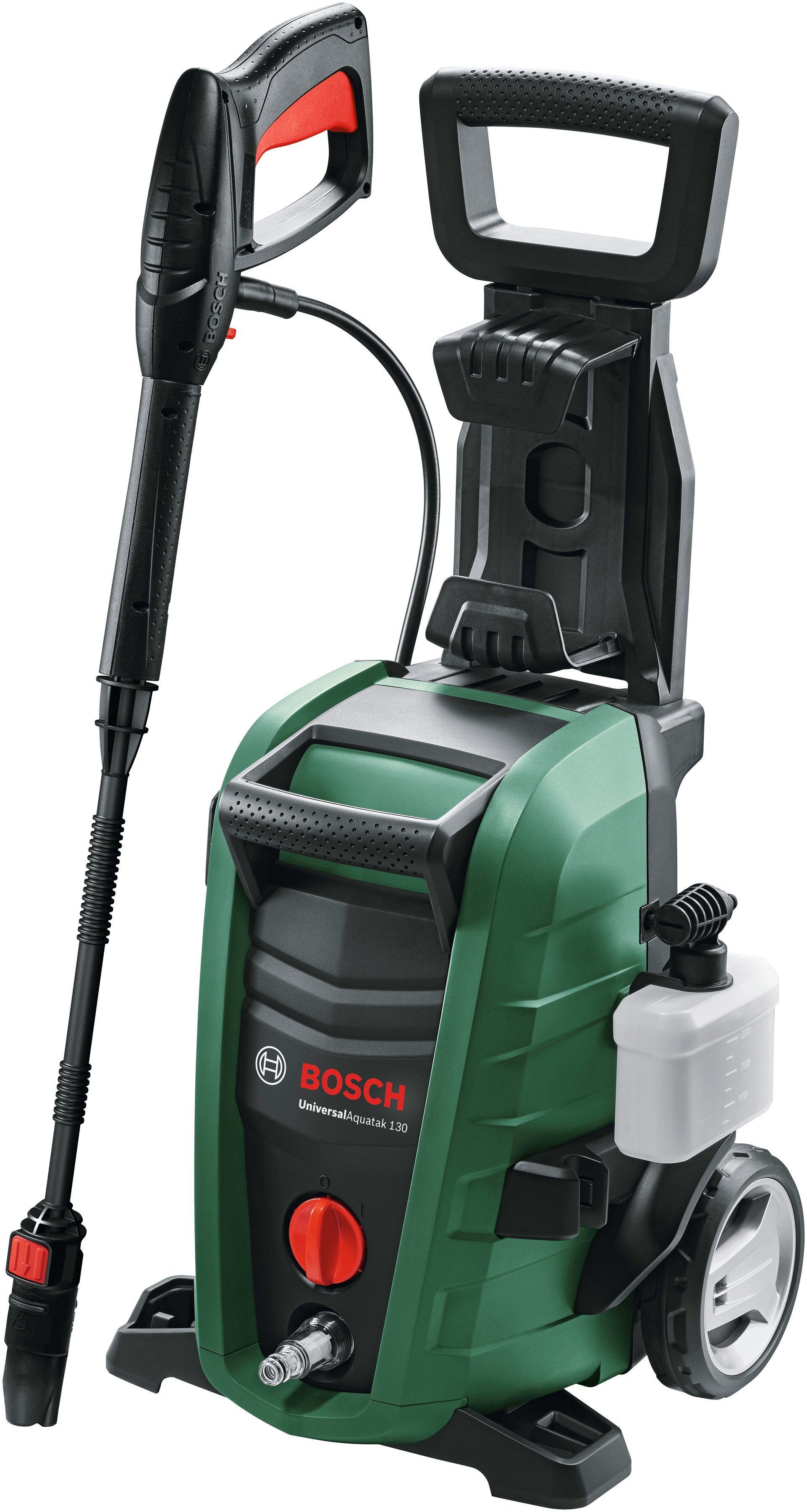 Bosch Home & Garden Hochdruckreiniger Zubehör 130 W, umfangreichem bar, 130, 380 max: Druck max: 1700 l/h, mit Fördermenge UniversalAquatak