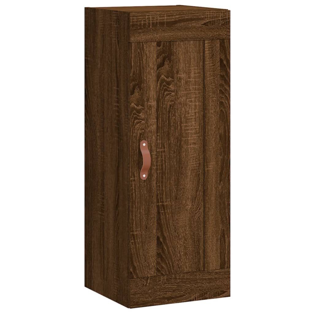 vidaXL Hängeschrank Wandschrank Braun Eichen-Optik 34,5x34x90 günstig online kaufen
