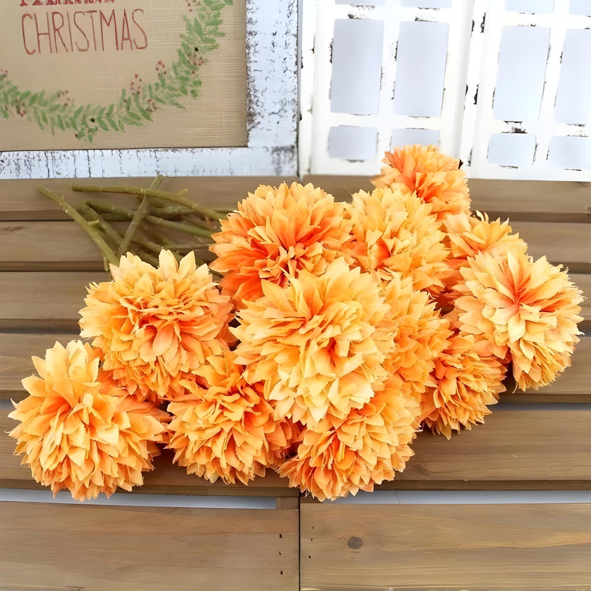 Kunstblumenstrauß Blumenstrauß, Kunstrosen, Hortensien, Kunstblumen Bündel Hortensien, HS.SUPPLY, Hortensienstrauß täuschend echt, Blumenbündel, Höhe 29cm
