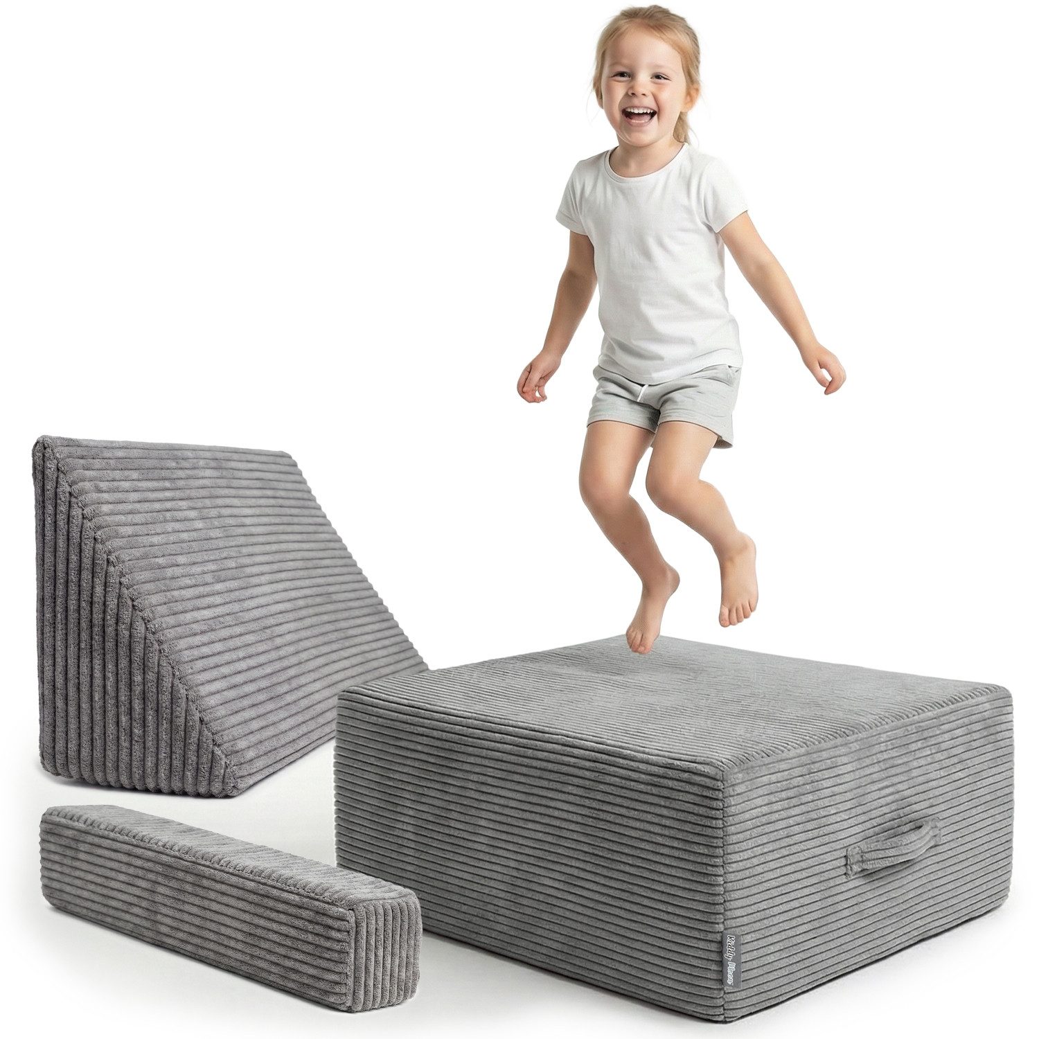 KiddyMoon Kindertrampolin KFT-700, (Hüpfpolster für Kinder)