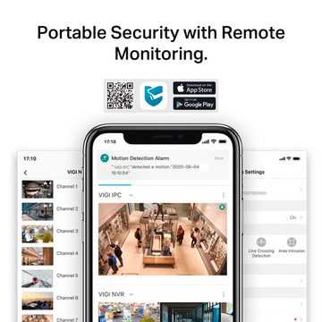 tp-link VIGI C540(4mm) 4MP Pan/Tilt IP Netzwerkkamera Überwachungskamera (Außenbereich, 1-tlg)