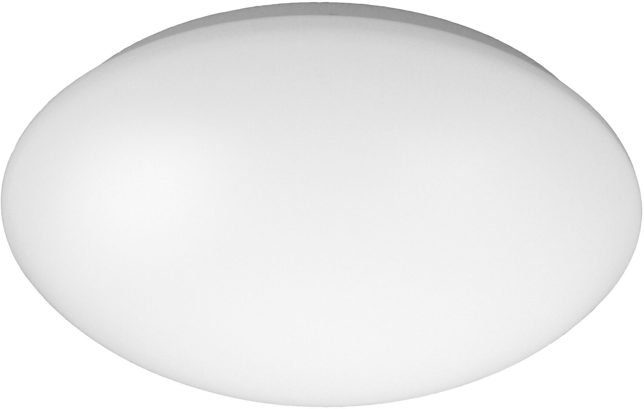 niermann Deckenleuchte, ohne Leuchtmittel, Deckenschale Kunststoff, opal weiß 29 cm | Deckenlampen