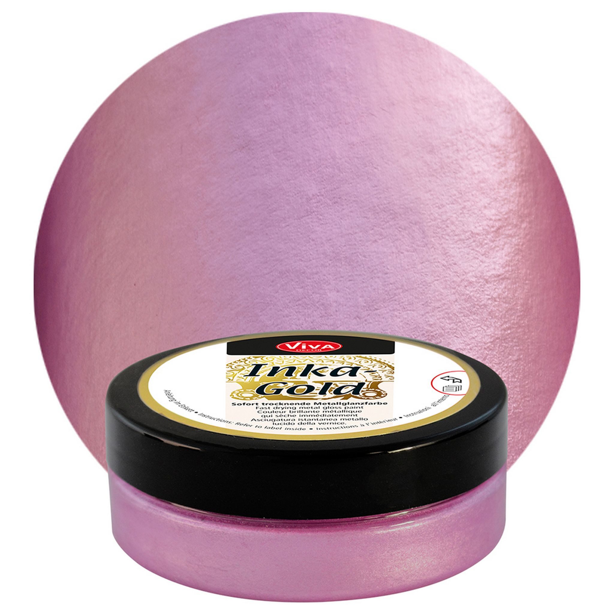 Viva Decor Bastelfarbe ViVA DECOR Inka-Gold 62,5 g - Magenta