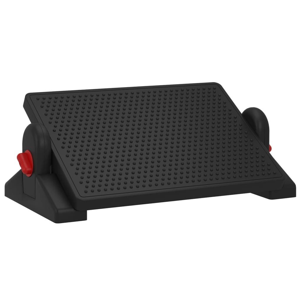 vidaXL Fußhocker, Fußstütze Schwarz 50x30,5x17 cm
