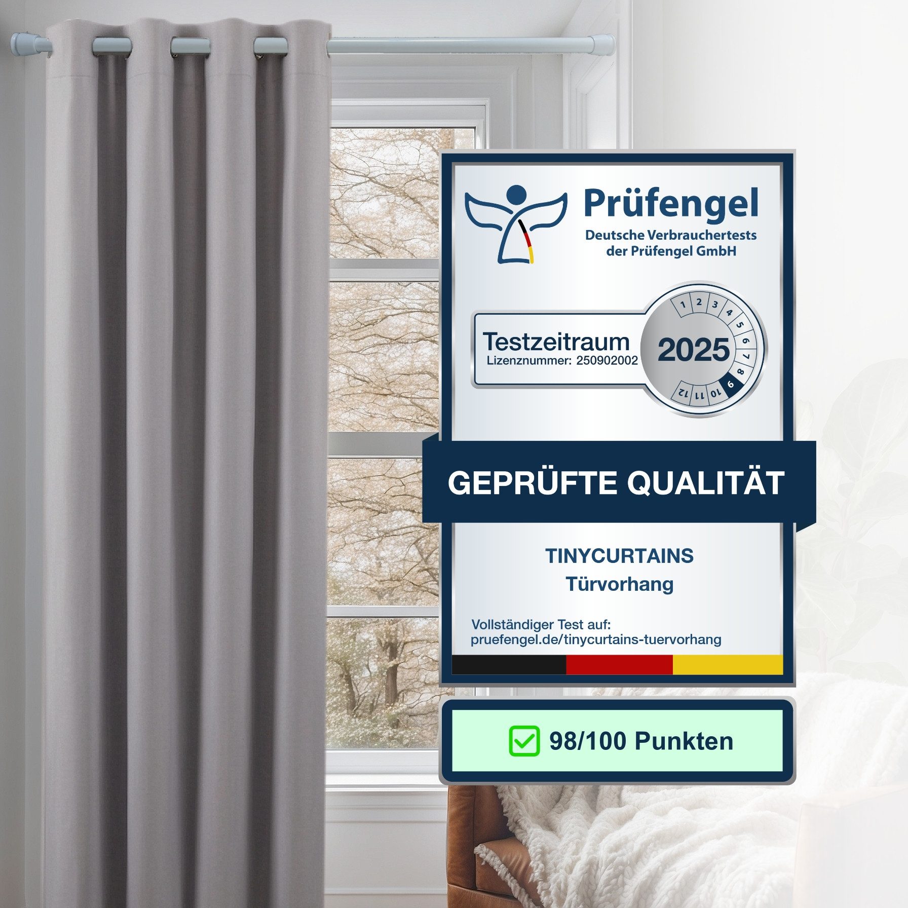 Cozyor Verdunkelungsvorhang 2er-Set inkl. 2 Magnethalter, thermoisolierend, Gardinen blickdicht (2 St), Ösen, verdunkelnd, Mikrofaser Polyester, Gardinen Thermo Vorhang 175x135 Wohnzimmer, Schlafzimmer, Kinderzimmer