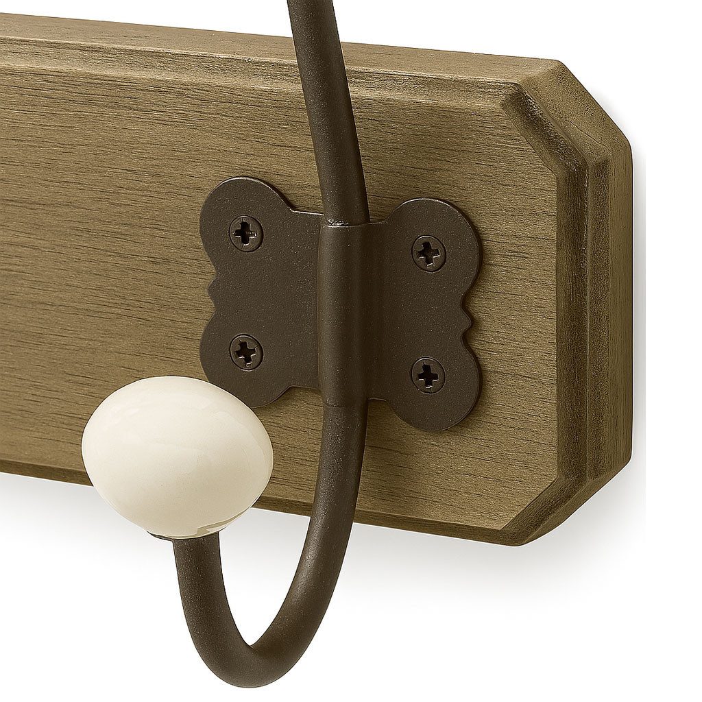 BOLTZE Wandgarderobe Garderobenleiste Wandgarderobe Stilvolle Ordnung mit Vintage-Charme