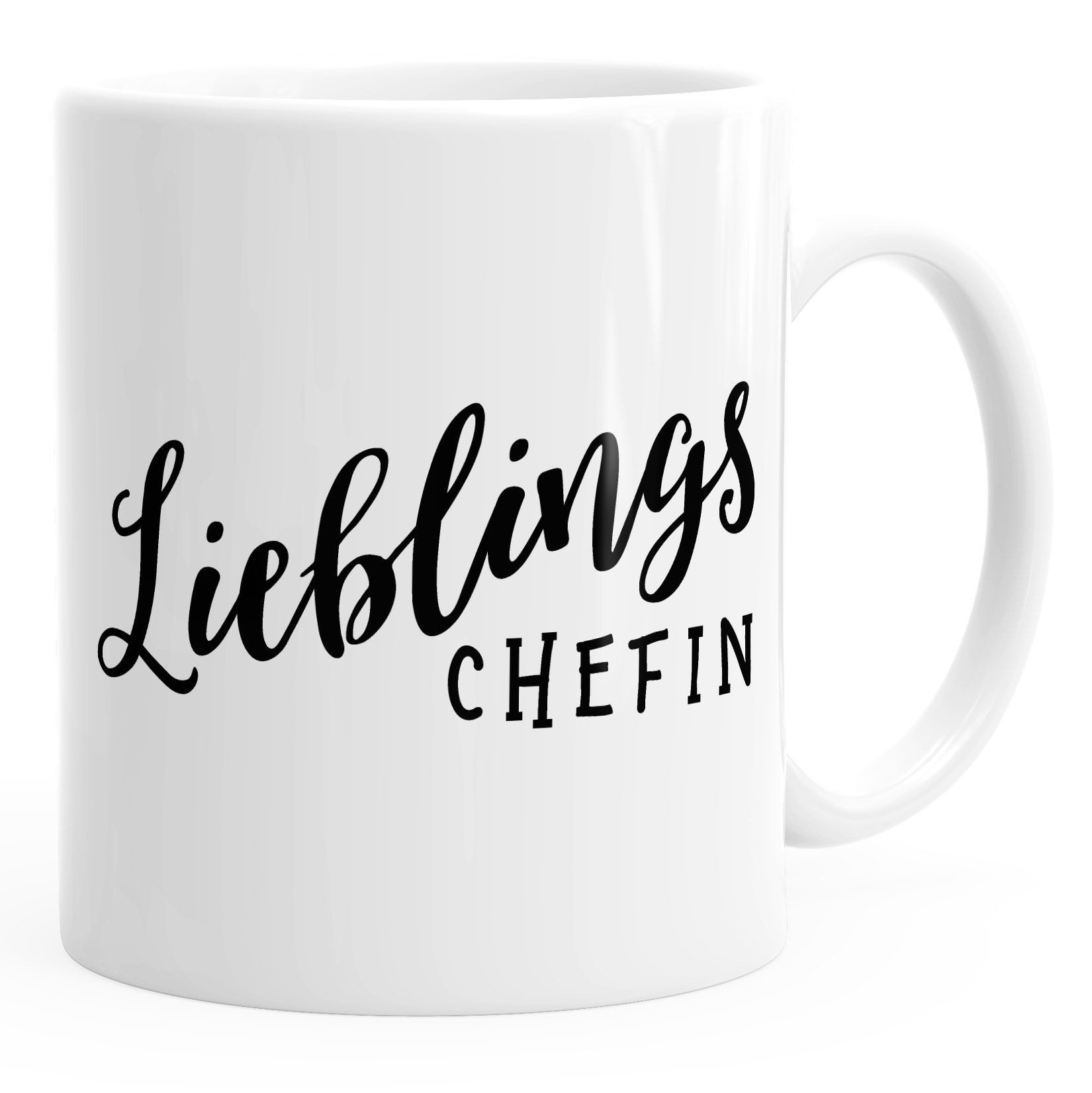 MoonWorks Tasse Kaffee-Tasse Lieblingschefin Geschenk Weihnachten Geburtstag Jubiläum, Keramik
