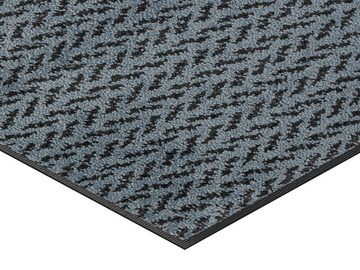 Fußmatte Duo Denim, wash+dry by Kleen-Tex, rechteckig, Höhe: 9 mm, Schmutzfangmatte, rutschhemmend, In- und Outdoor geeignet, waschbar