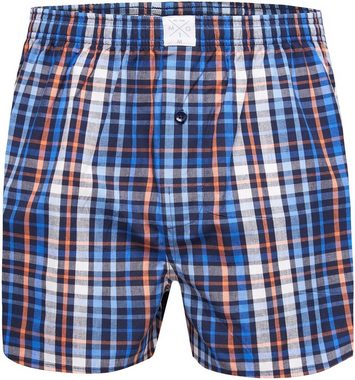 MG-1 Boxershorts 6er Pack MG-1 Webboxer Boxershorts Boxer Shorts Herren S - XXL kariert (6-St)