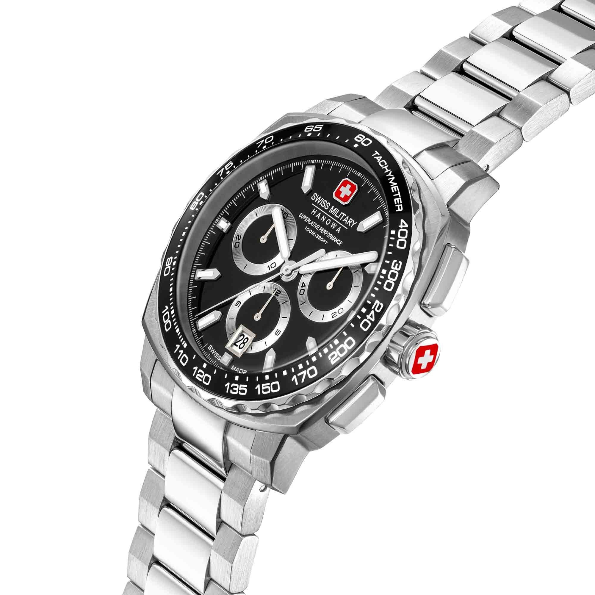 Swiss Military Hanowa Quarzuhr Quarzuhr Herrenuhr 41 mm Quarz Herren