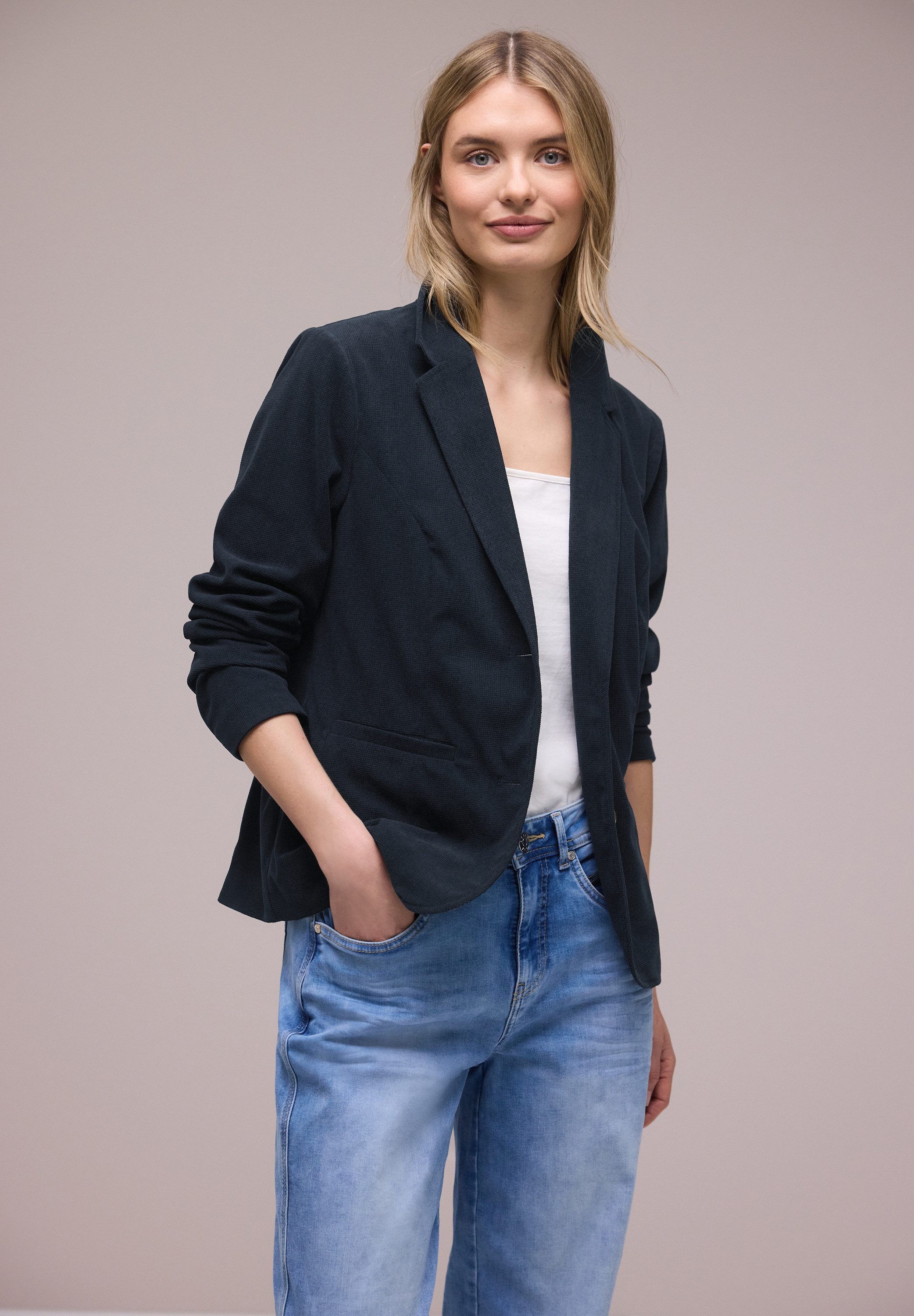 STREET ONE Kurzblazer mit Reverskragen