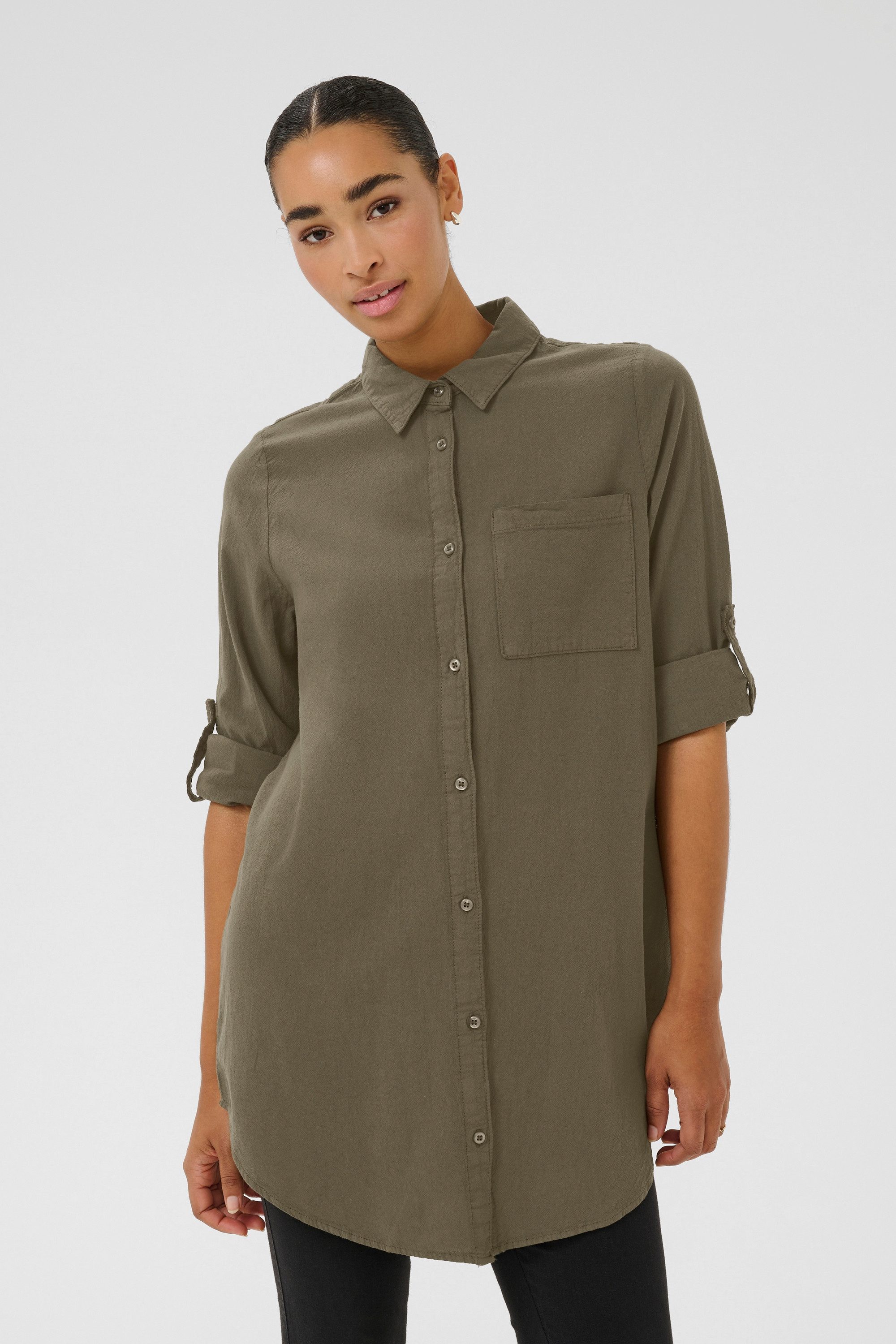 KAFFE Langarmhemd Langarm - Hemd KAnaya günstig online kaufen