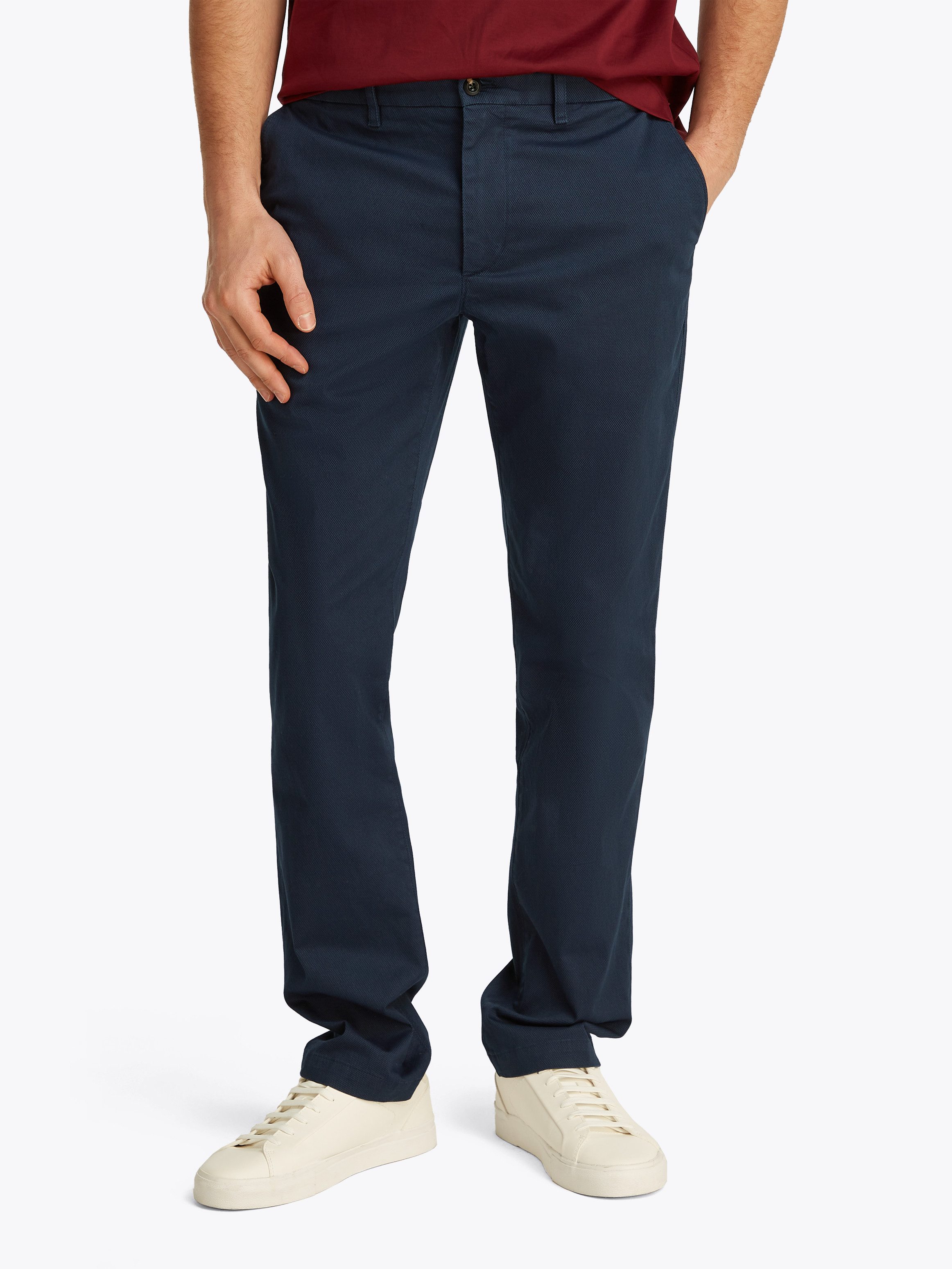 Tommy Hilfiger Chinohose DENTON PRINTED STRUCTURE CHINO mit Struktur günstig online kaufen