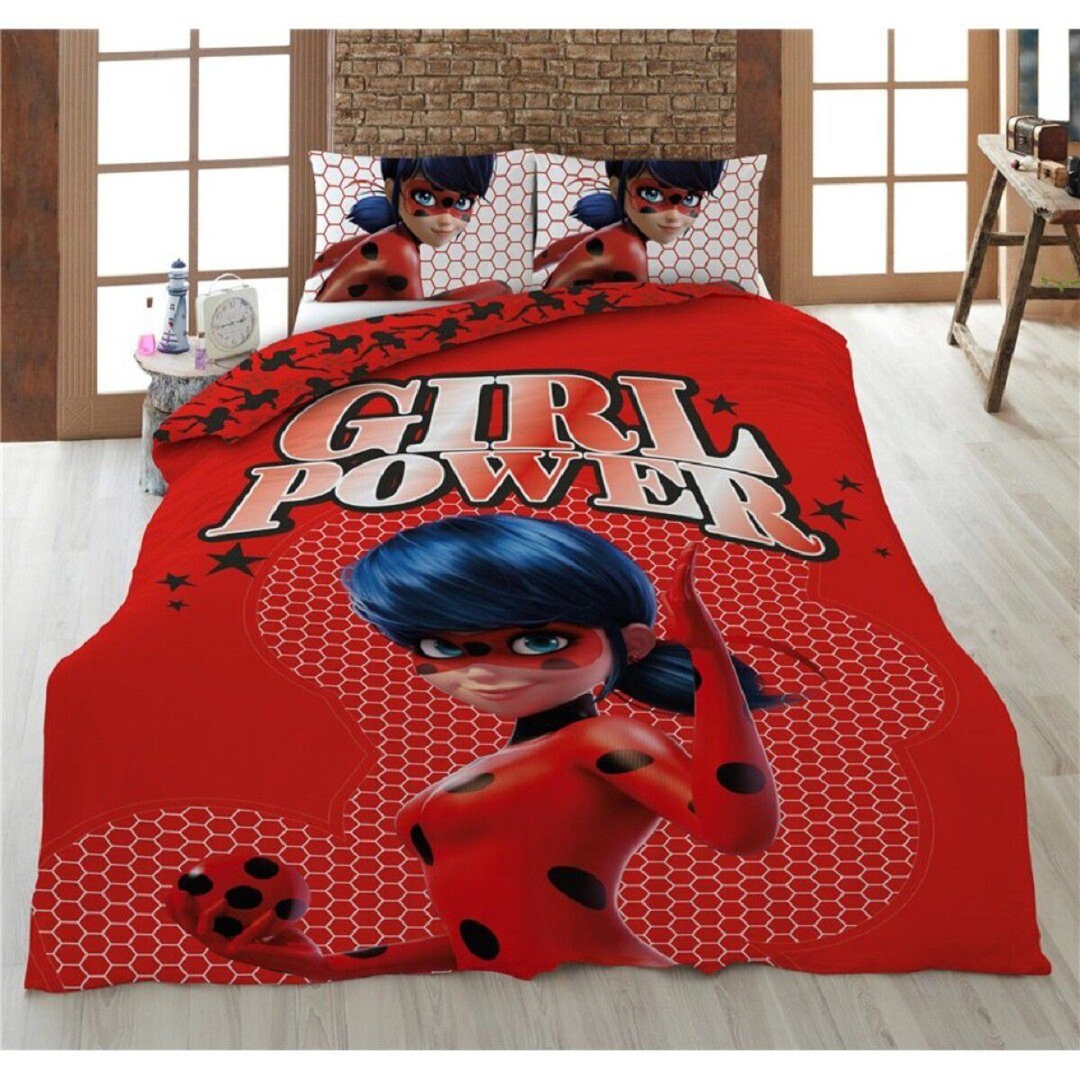 Miraculous - Ladybug Bettwäsche Miraculous Ladybug Bettwäsche 140x200cm 100 günstig online kaufen