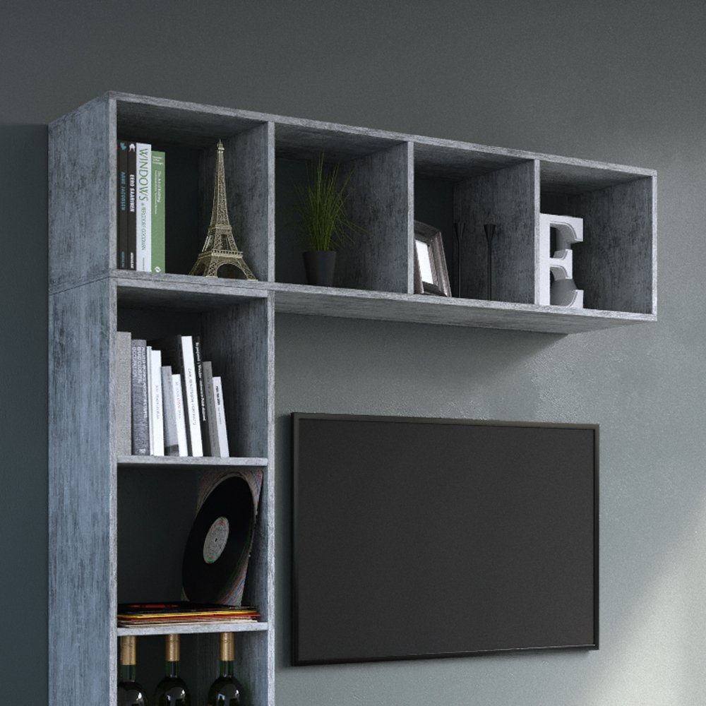 Vicco Raumteiler Ludus, Beton, 36 x 145 cm, Drehbar