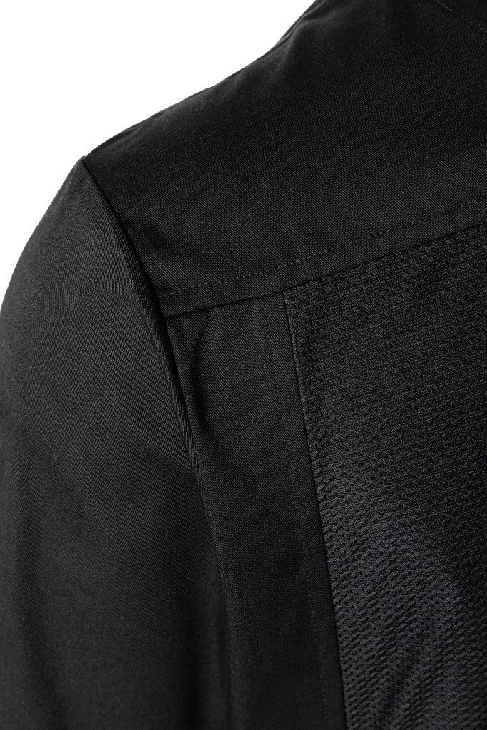 Karlowsky Fashion Kochjacke KARLOWSKY Überwurf-Kochhemd Unisex Kurzarm Druckknöpfe Schwarz