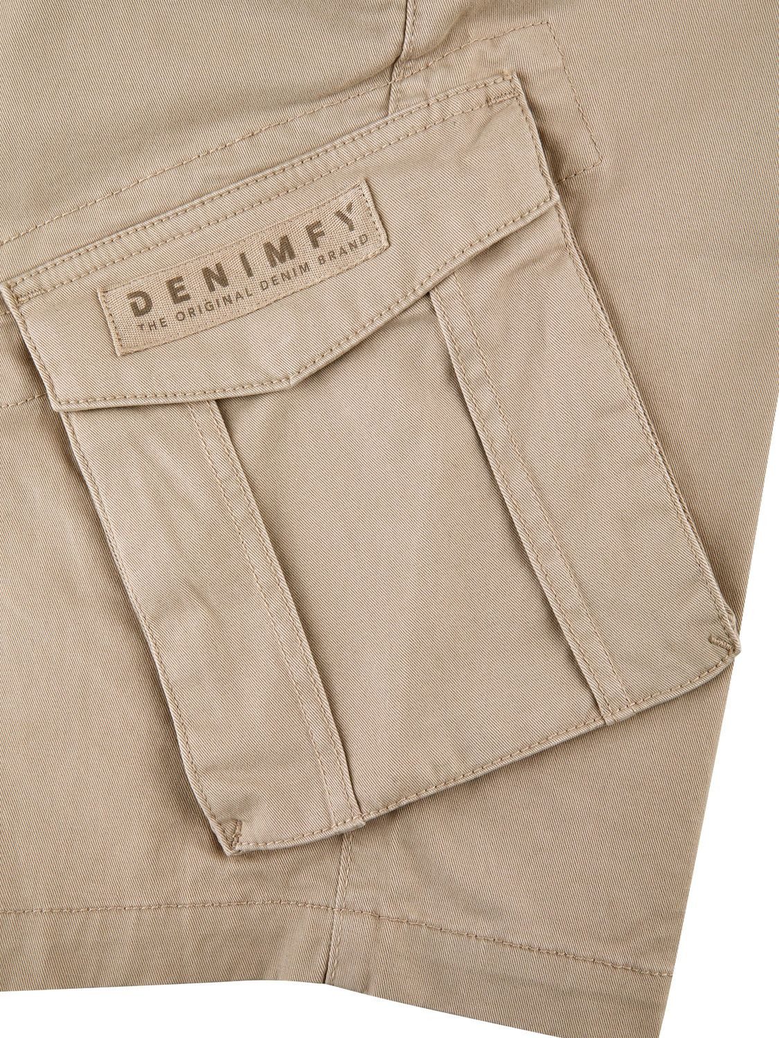 DENIMFY Cargoshorts Herren Shorts DFPhil Regular Fit Bermudashorts mit Gürtel – Bild 4 von 5