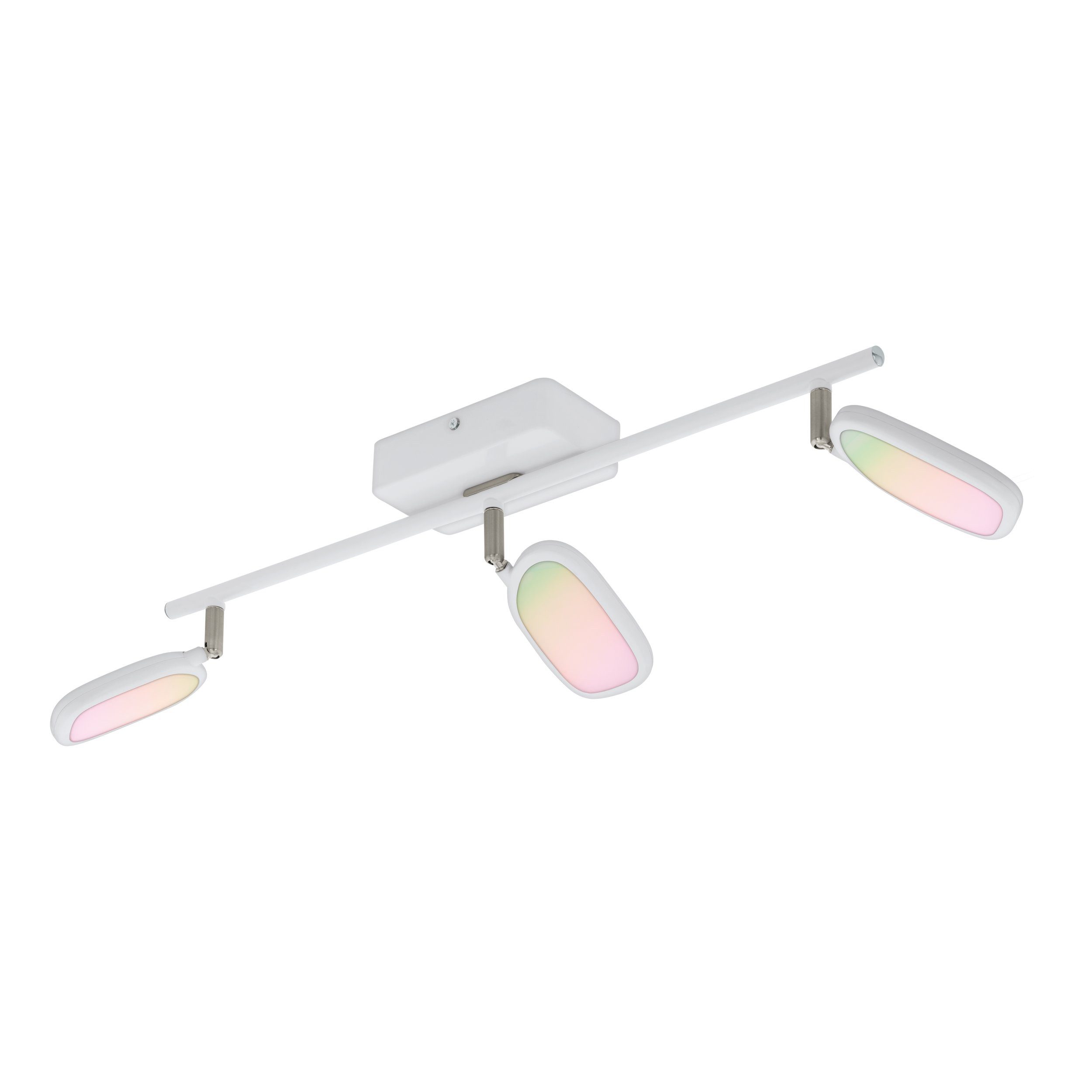 EGLO LED Deckenspot Palombare-c, Leuchtmittel inklusive, Smart Home Deckenlampe, Spots mit RGB, dimmbar