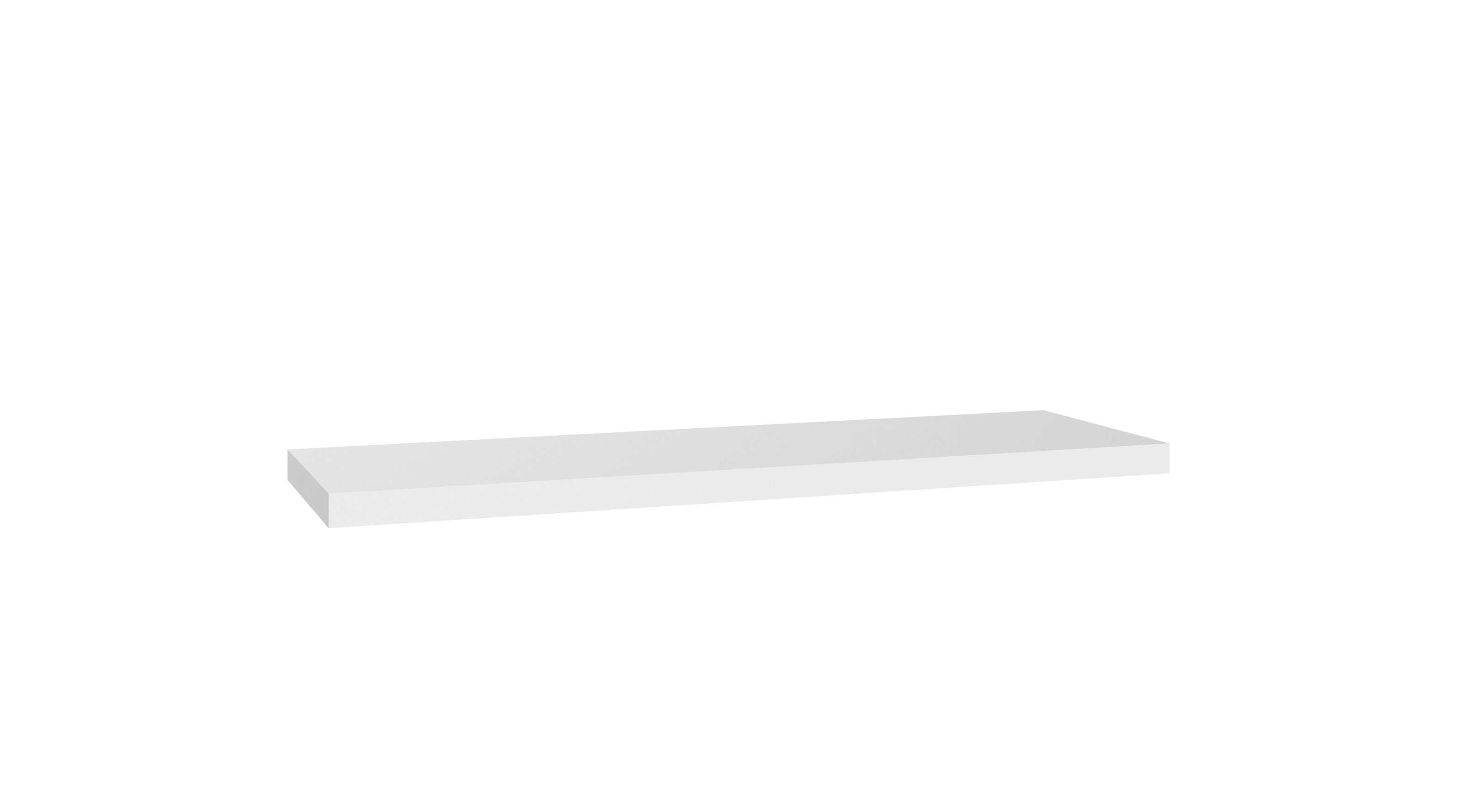 freiraum Wandboard Rocky, BxHxT: 78x3x25 cm, in WEISS + LIGHT GREY