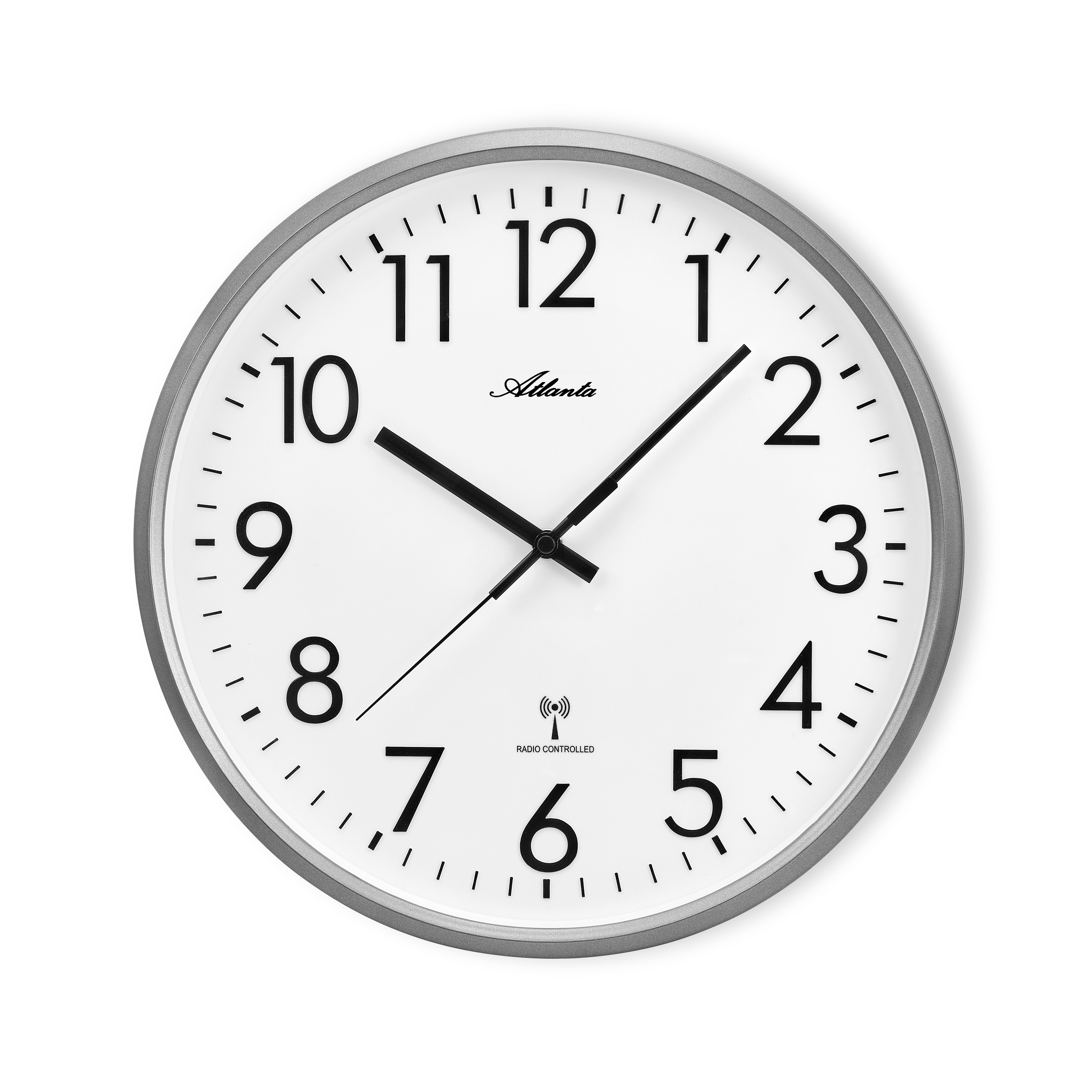 Atlanta Funkwanduhr (Wohnzimmer, Esszimmer, Küche, Arbeitszimmer, Flur, Büro, Gästezimmer)