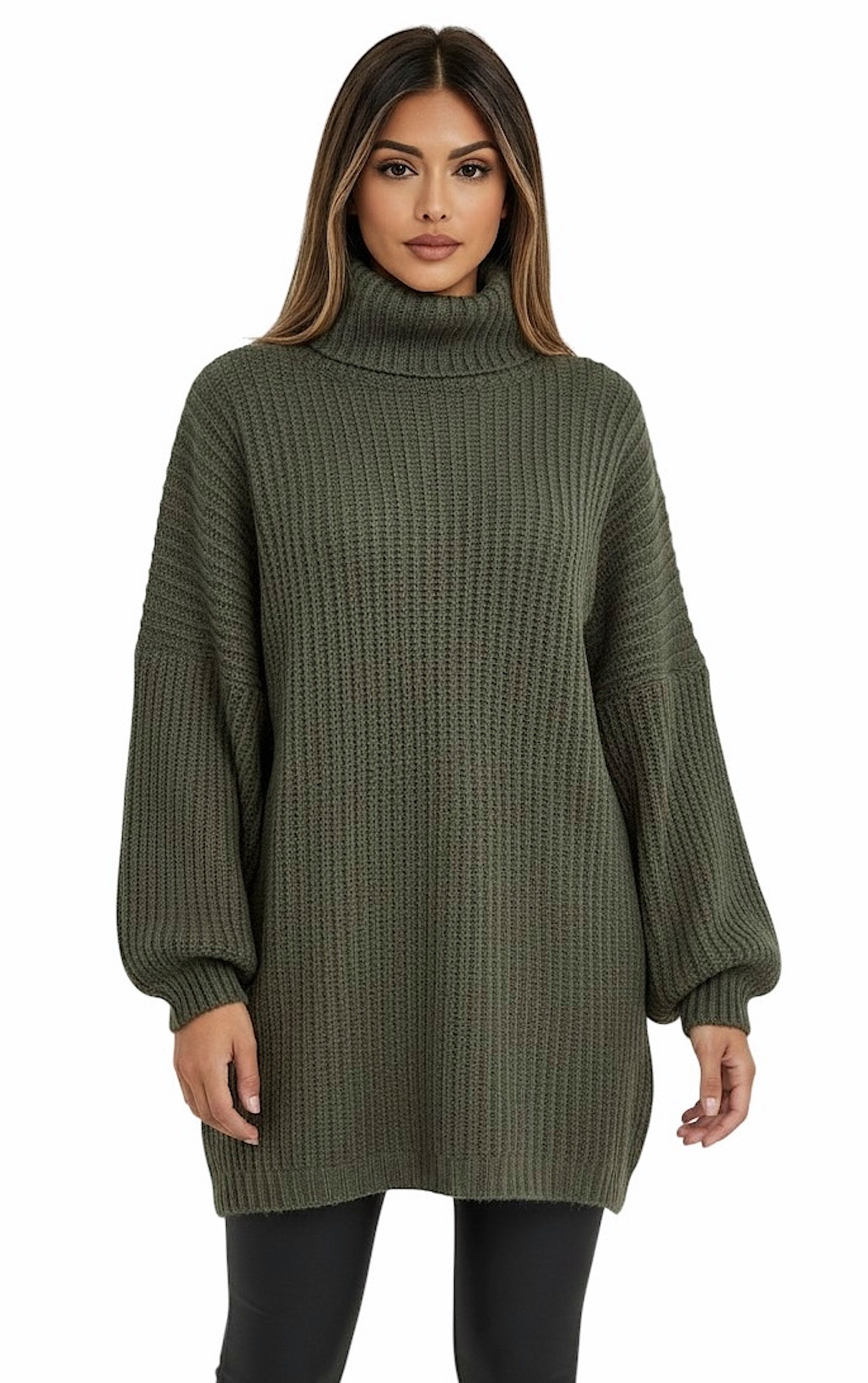 Worldclassca Rollkragenpullover WORLDCLASSCA Rollkragen Strick Oversize Pul günstig online kaufen