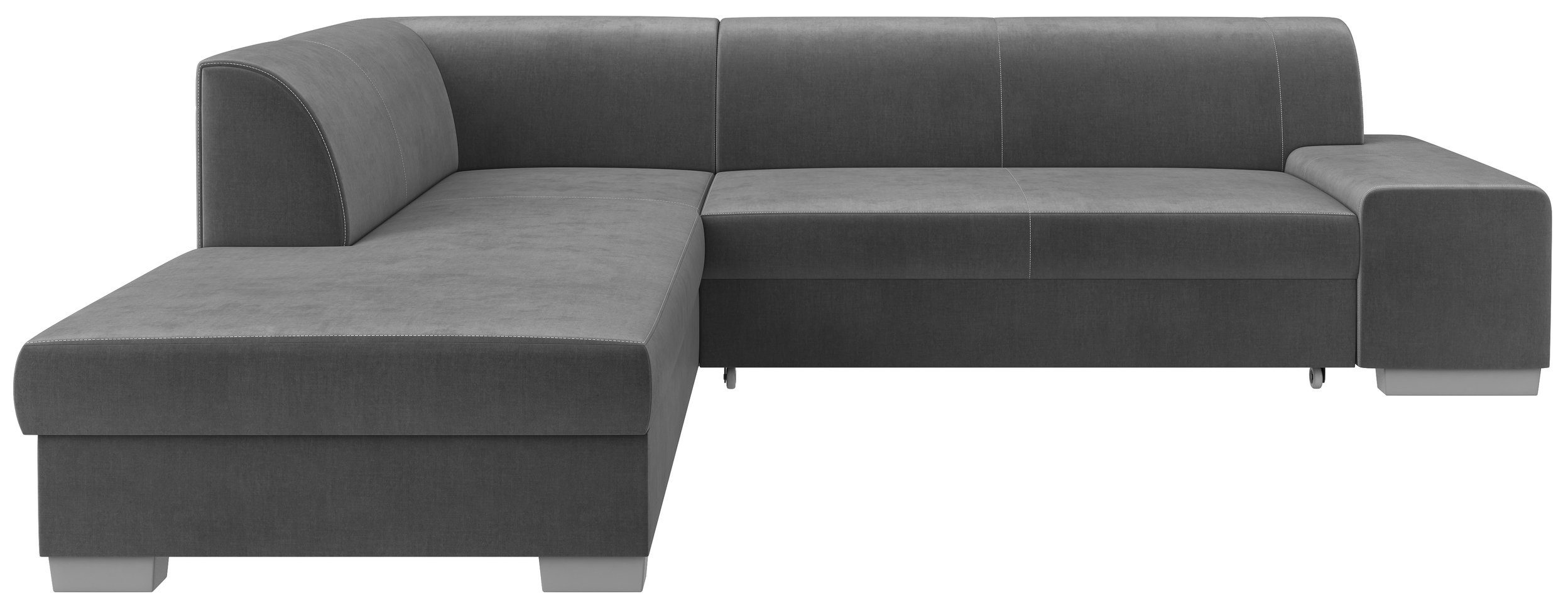 Stylefy Ecksofa Ticino, L-Form, wahlweise stellbar, Bettfunktion, Raum frei bestellbar, Bonellfederung Eckcouch, mit mane im mit rechts links oder