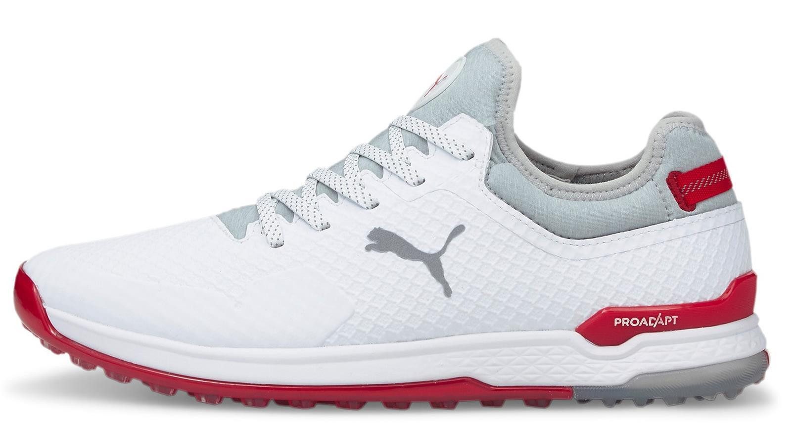 PUMA Puma Golfschuh Proadapt Alphacat Spikeless Weiß-Rot Herren Golfschuh