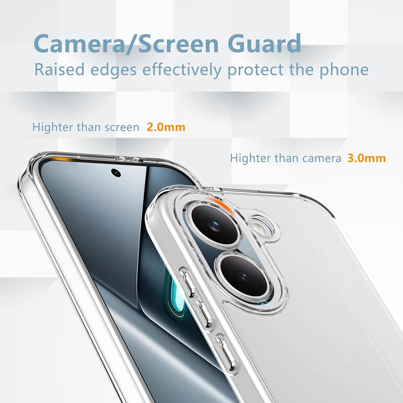 CoolGadget Handyhülle Transparent Ultra Slim Case für Xiaomi Poco X8 Pro 6,59 Zoll, Silikon Hülle Dünne Schutzhülle für Xiaomi Poco X8 Pro 5G Hülle – Bild 2 von 5