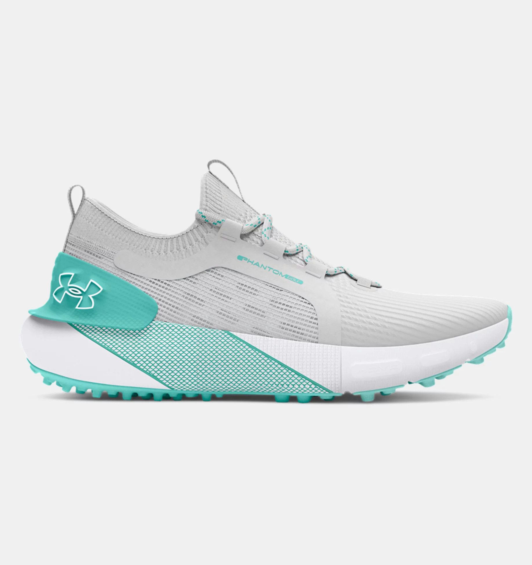 Under Armour® Under Armour Golfschuh Phantom Spikeless Grau-Türkis Damen Golfschuh
