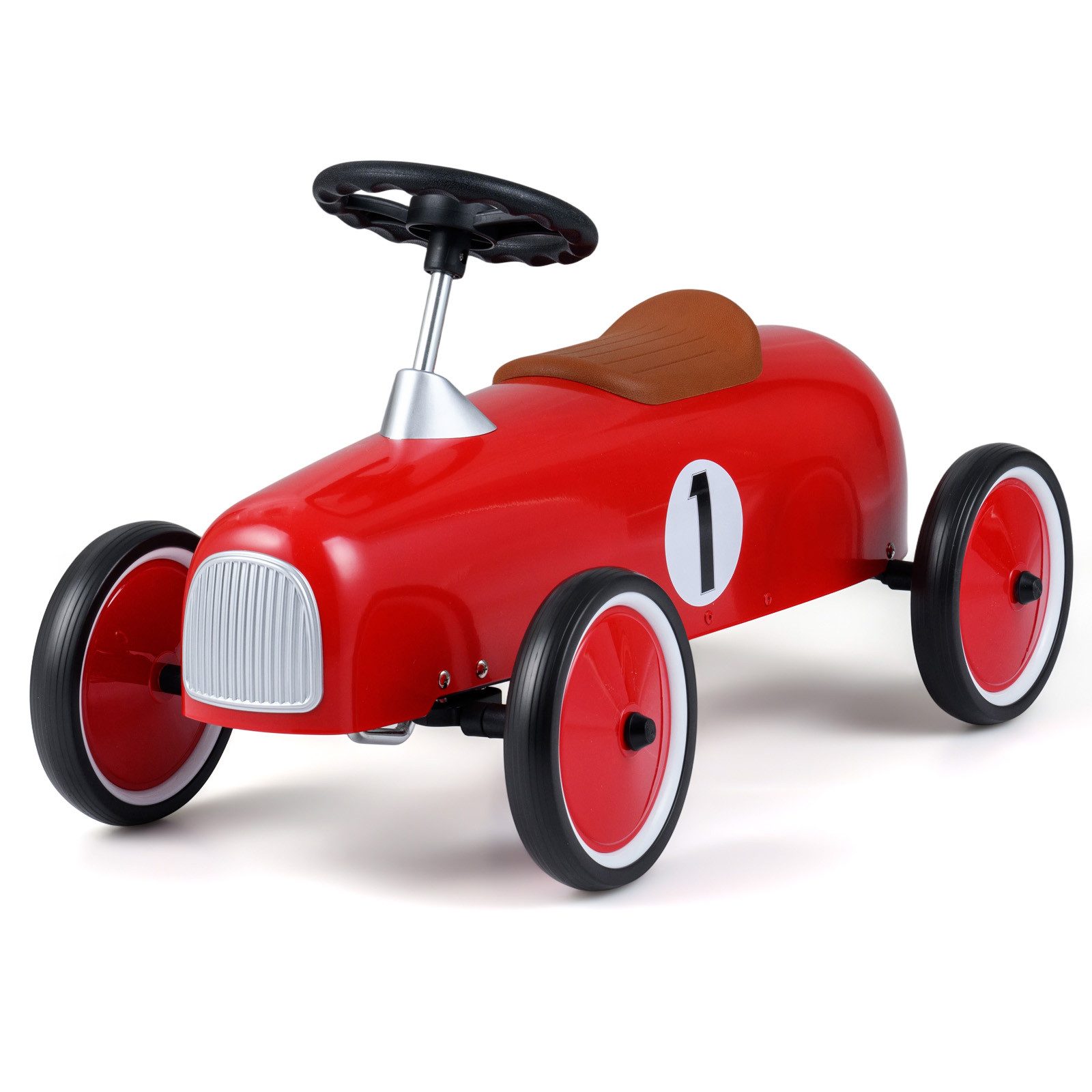 COSTWAY Rutscherauto, (1-tlg), Rutschauto, Kinderfahrzeug, mit Lenkbegrenzung, aus Metall