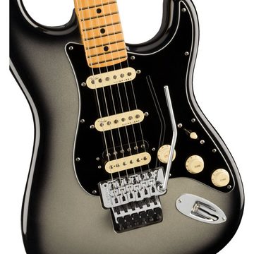 Fender E-Gitarre, American Ultra Luxe Stratocaster Floyd Rose HSS MN Silverburst - E-G