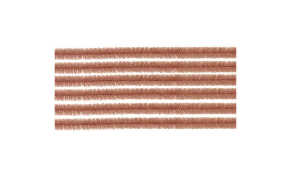 Glorex Bastelnaturmaterial Glorex Biegeplüsch braun 10 Stück