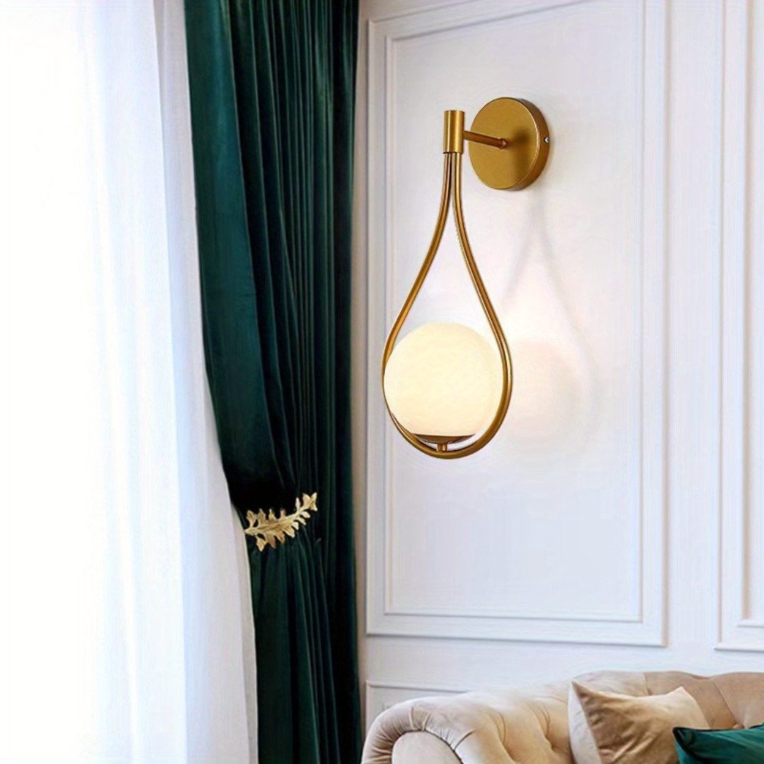 JDONG Wandleuchte Teardrop Design Modern Wall günstig online kaufen