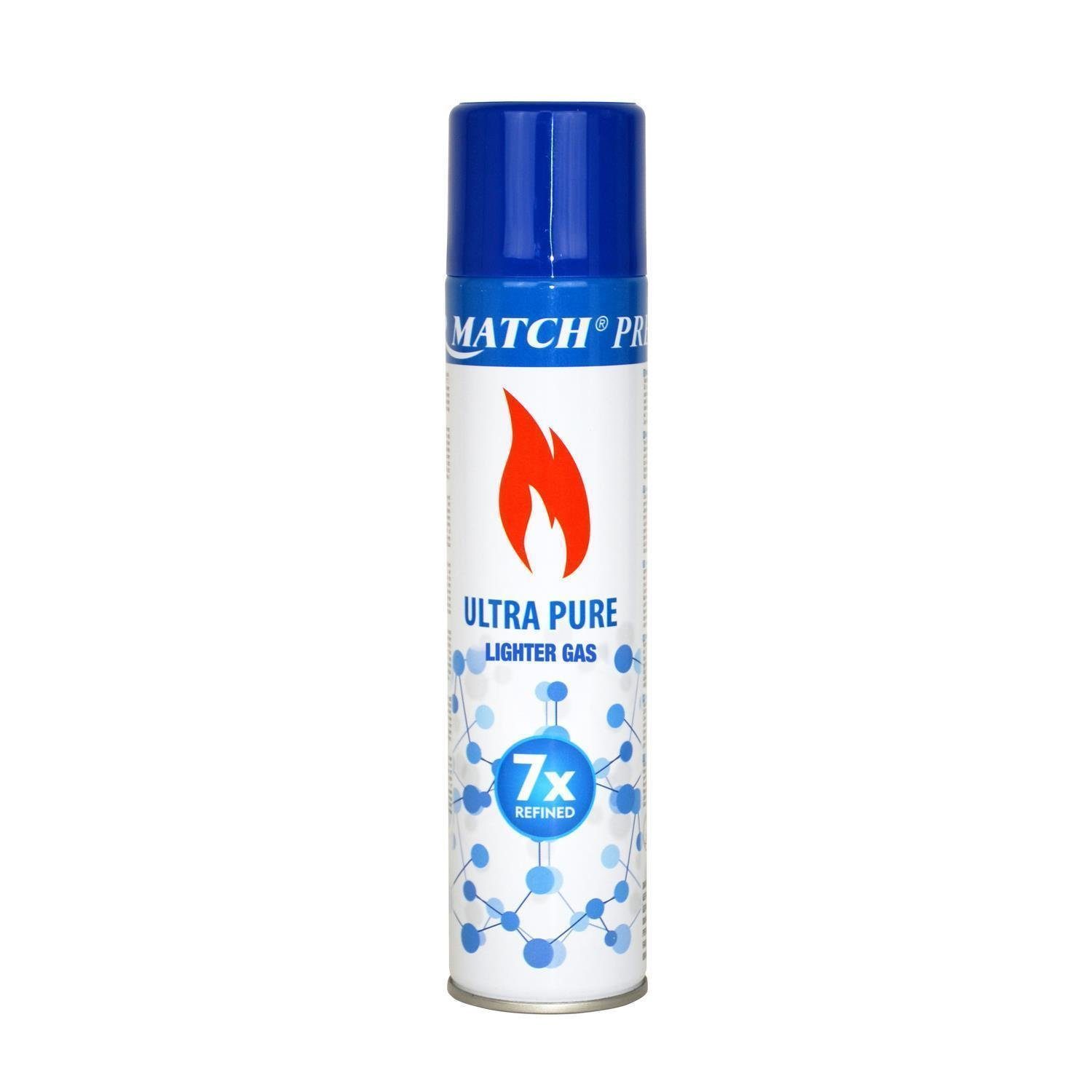 Silver Match Feuerzeug Feuerzeuggas Ultra Pure, 300ml (1-St), Butangas, Nachfüllgas, für Flammbierbrenner, Feuerzeuge