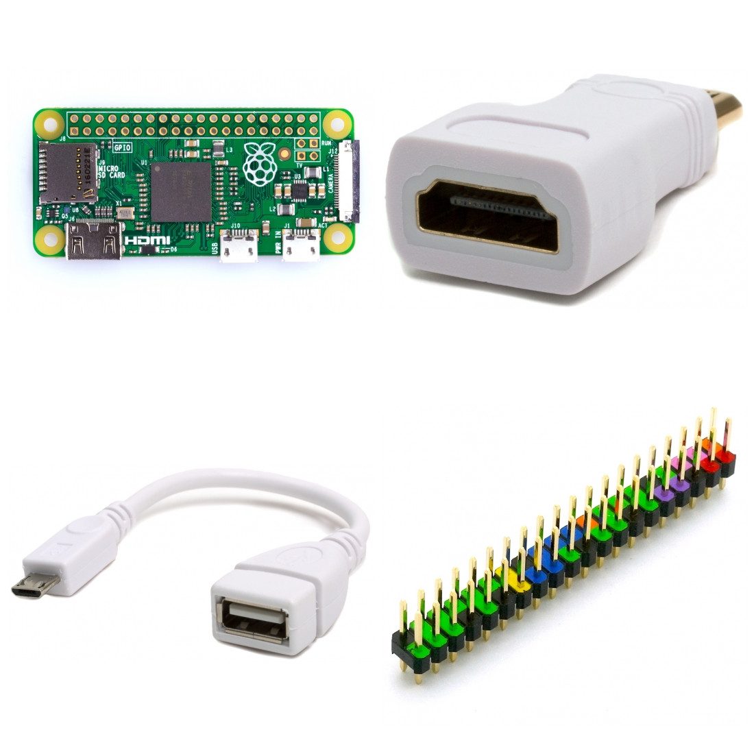 Raspberry Pi Zero v1.3 - Zusammenstellung: Essential Starter Kit Mini-PC Barebone