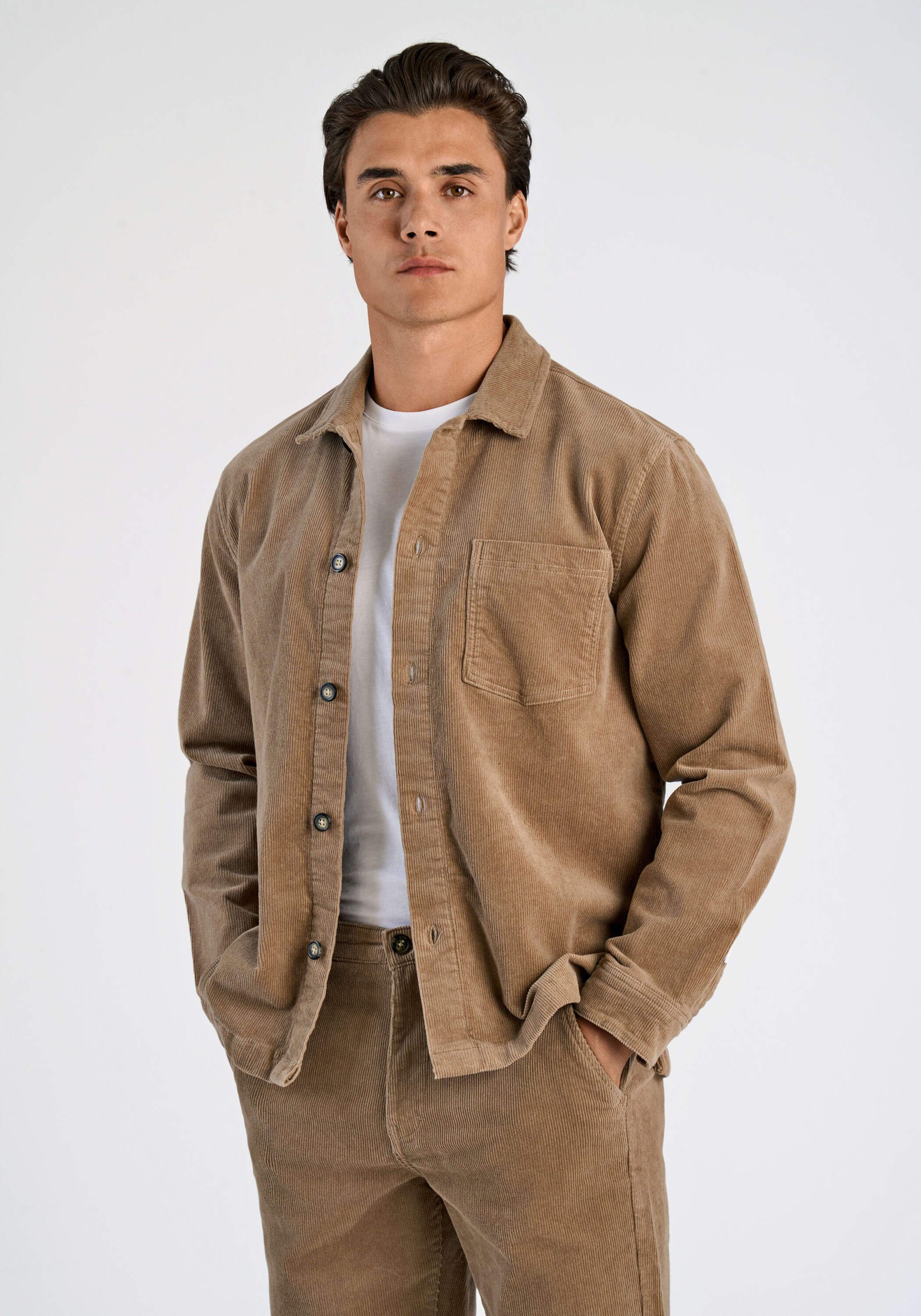 LINDBERGH Outdoorhemd Hemdjacke Modern Fit