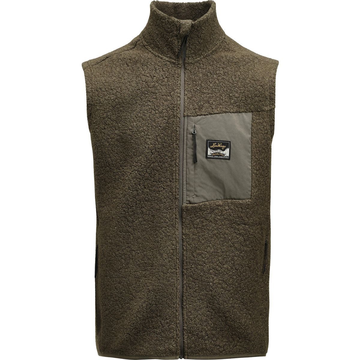 Lundhags Funktionsweste Flok Wool Ms Pile Vest Hochwertige Herrenweste mit Merinowolle für Wärme, schnelltrocknend