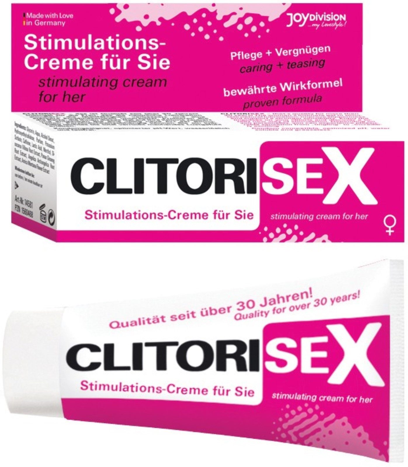 Stimulationsgel 40 ml - JOYDIVISION - CLITORISEX Creme 40ml