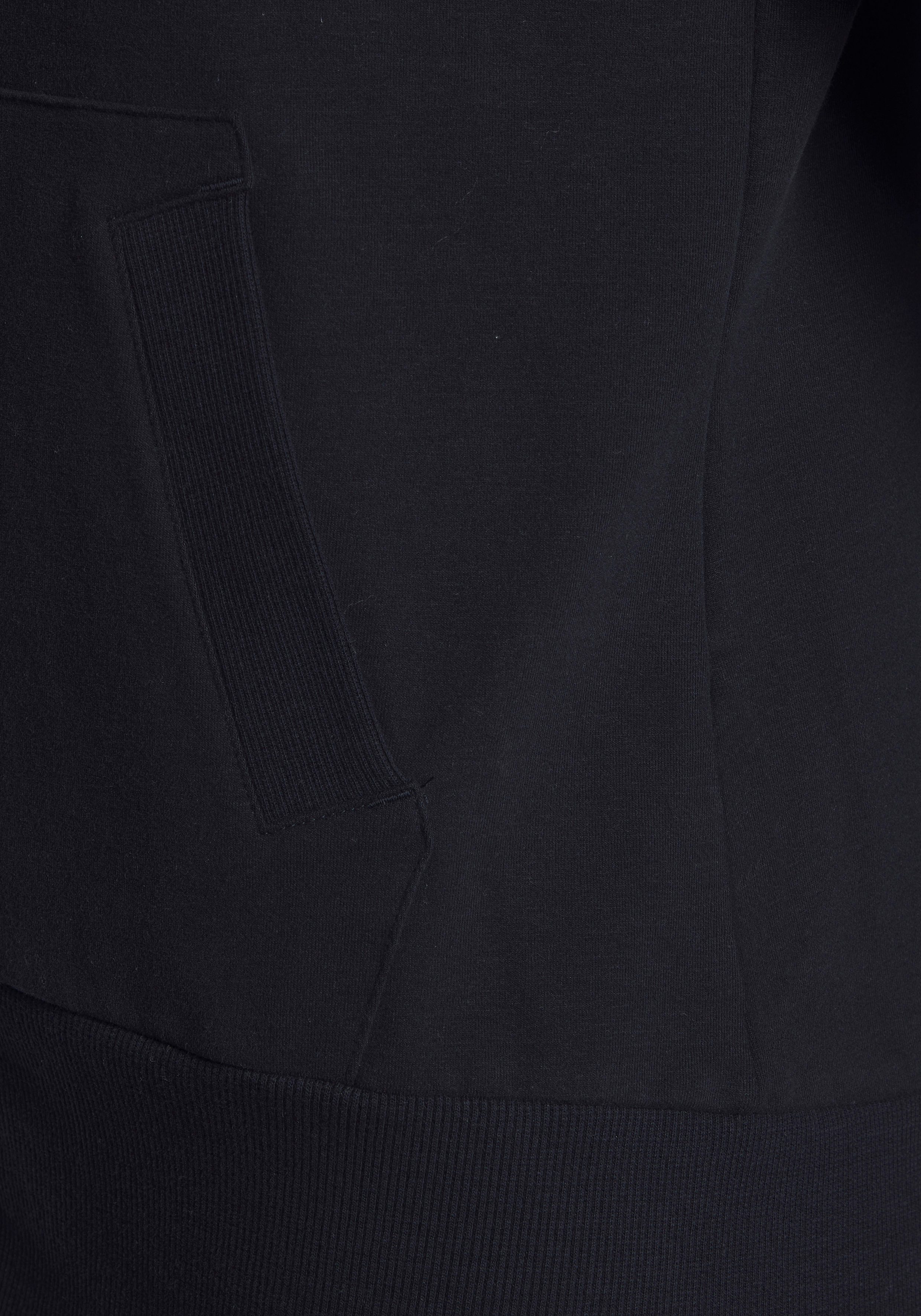 Elbsand Kapuzensweatjacke Kalea mit großem Logodruck hinten, bequeme Freizeitjacke mit Taschen – Bild 5 von 5
