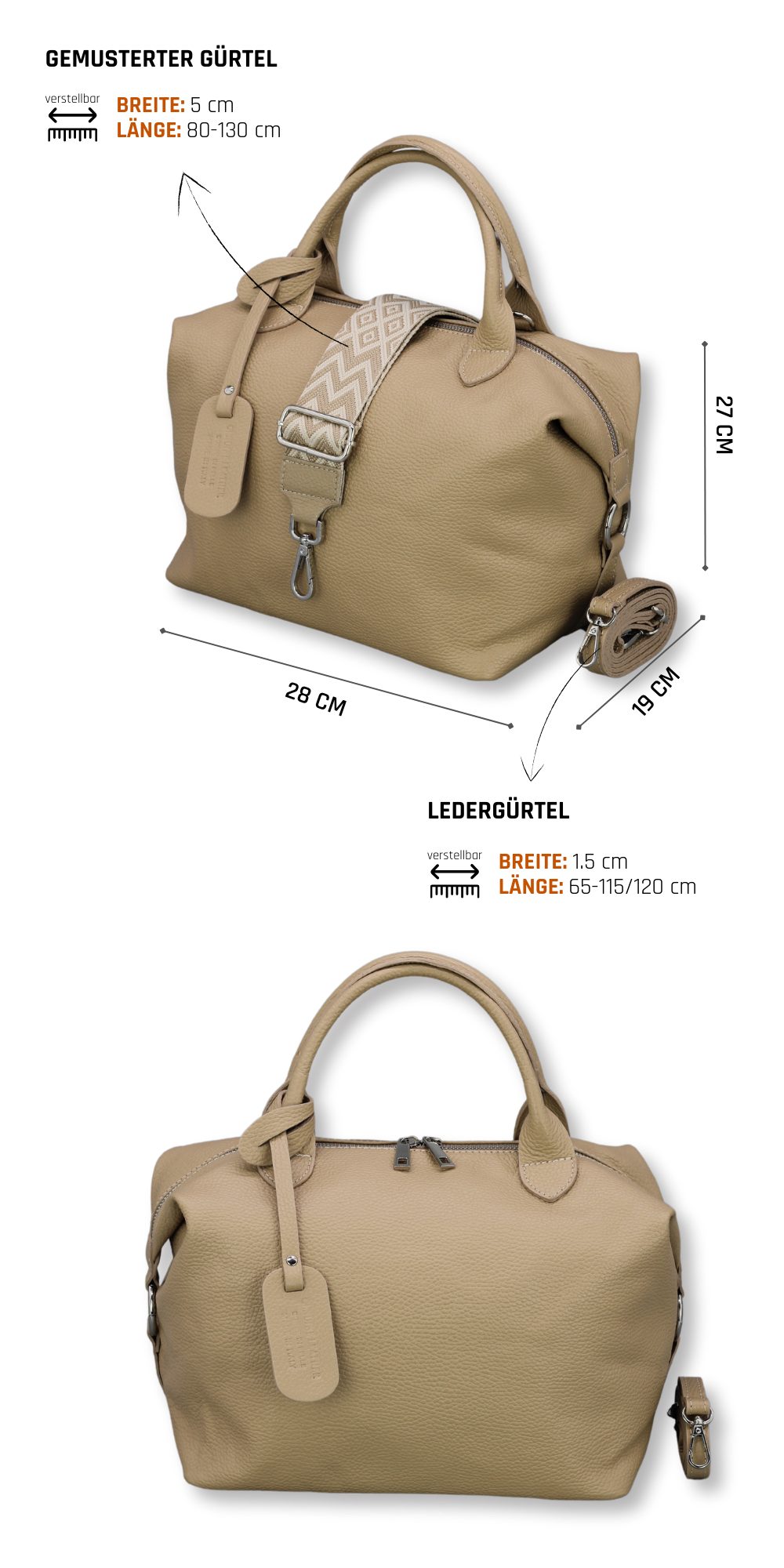 Adel Bags Schultertasche BIANCA Umhängetasche für günstig online kaufen