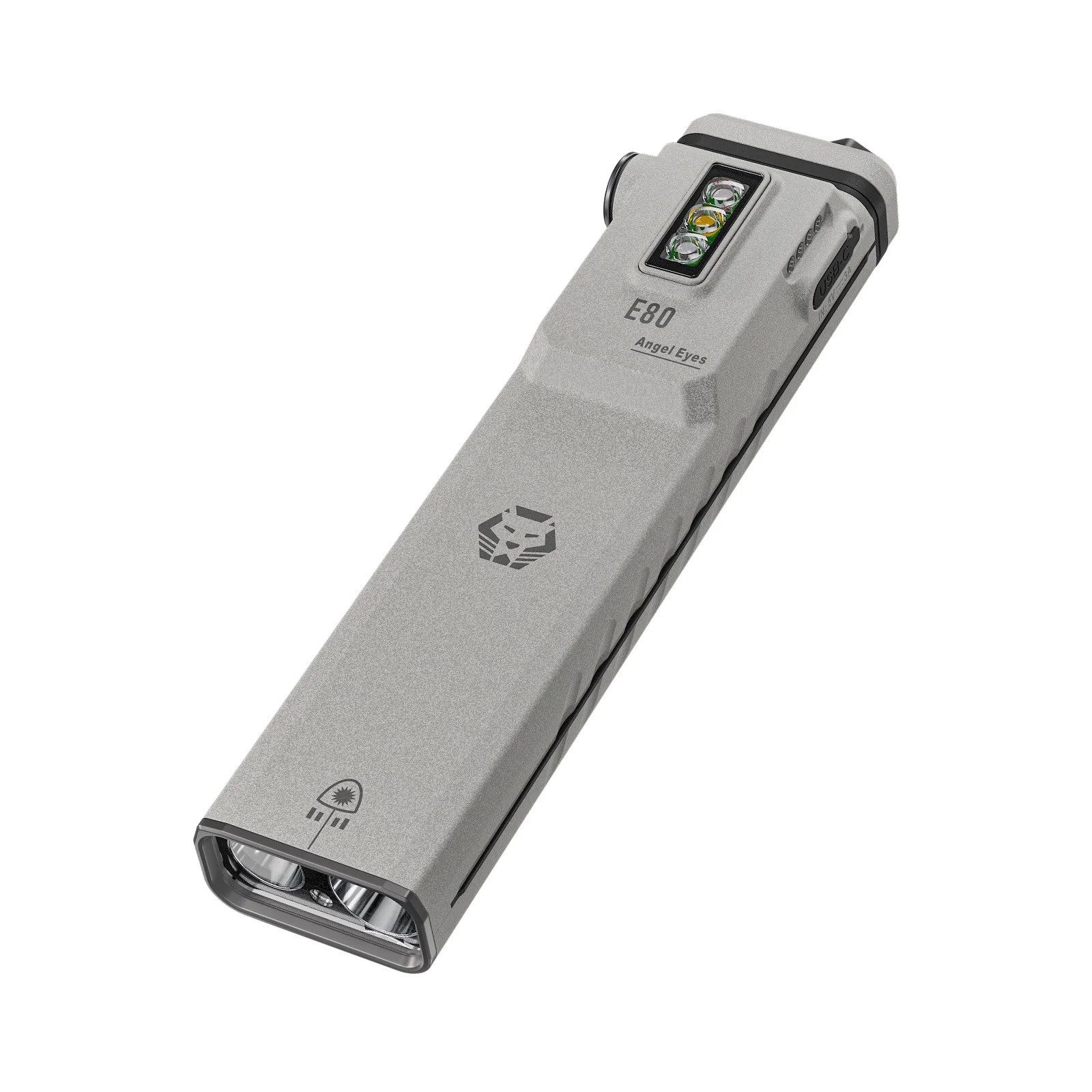 RovyVon LED Taschenlampe Aurora E80s EDC dual-power UV und green Laser LED Taschenlampe - (1-St)