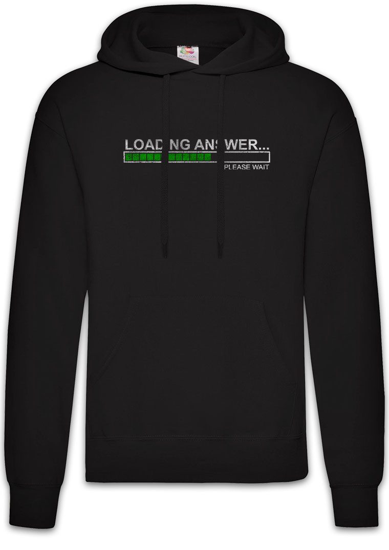 Hoodie Loading Answer Herren Hoodie Fun Binary Code Binär World Informatiker