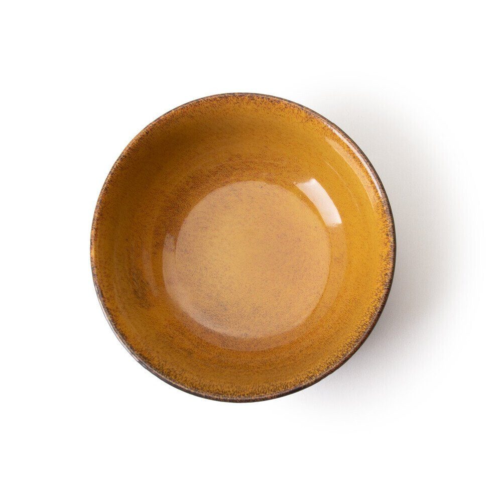 tischwelt Schale Bowl 14 cm Marrakesch Safran, Porzellan, Bowl, Ø14cm, Porzellan, safran