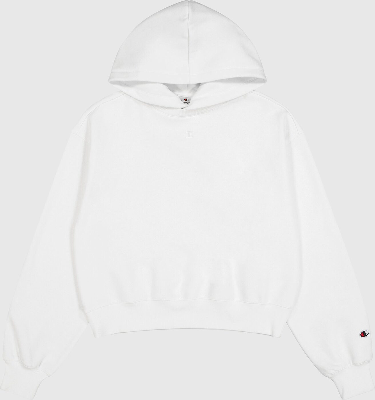 Champion Kapuzensweatshirt Damen Fleece-Hoodie mit Ton-in-Ton C-Logo - Wheat